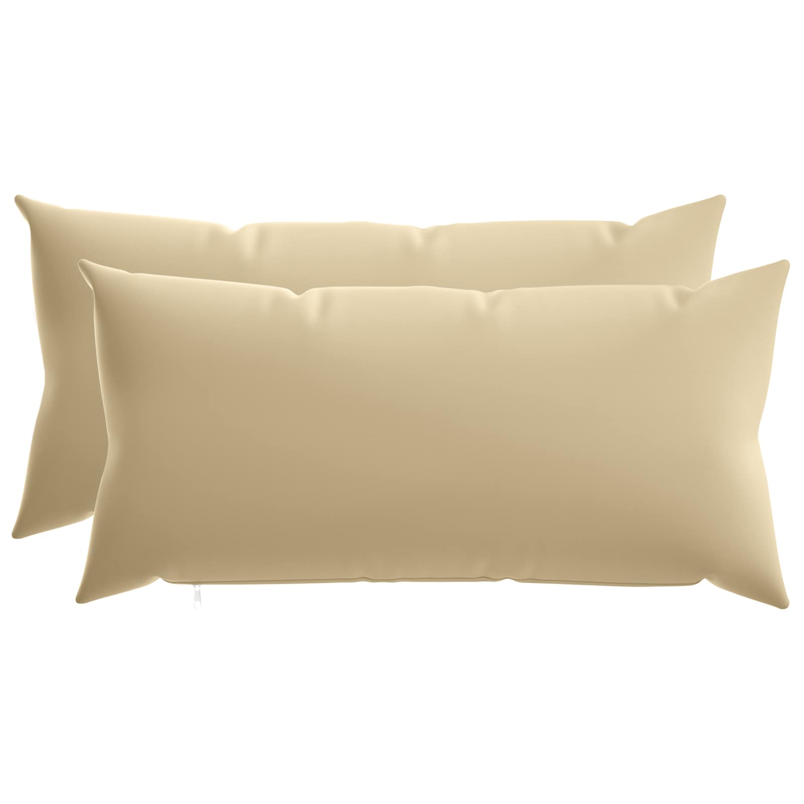Federa 2 pcs HEERLEN Beige 40 x 80 cm Poliestere
