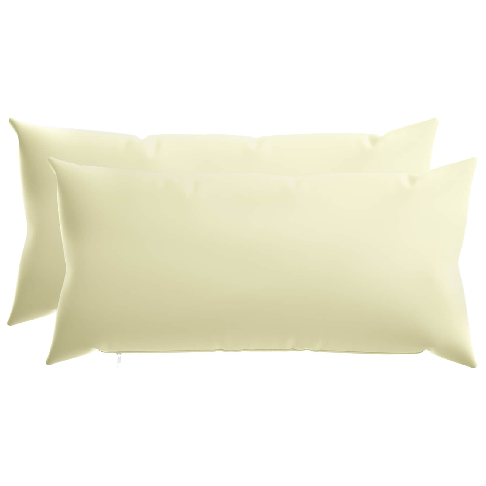 Federa 2 pcs HEERLEN Crema 40 x 80 cm Poliestere
