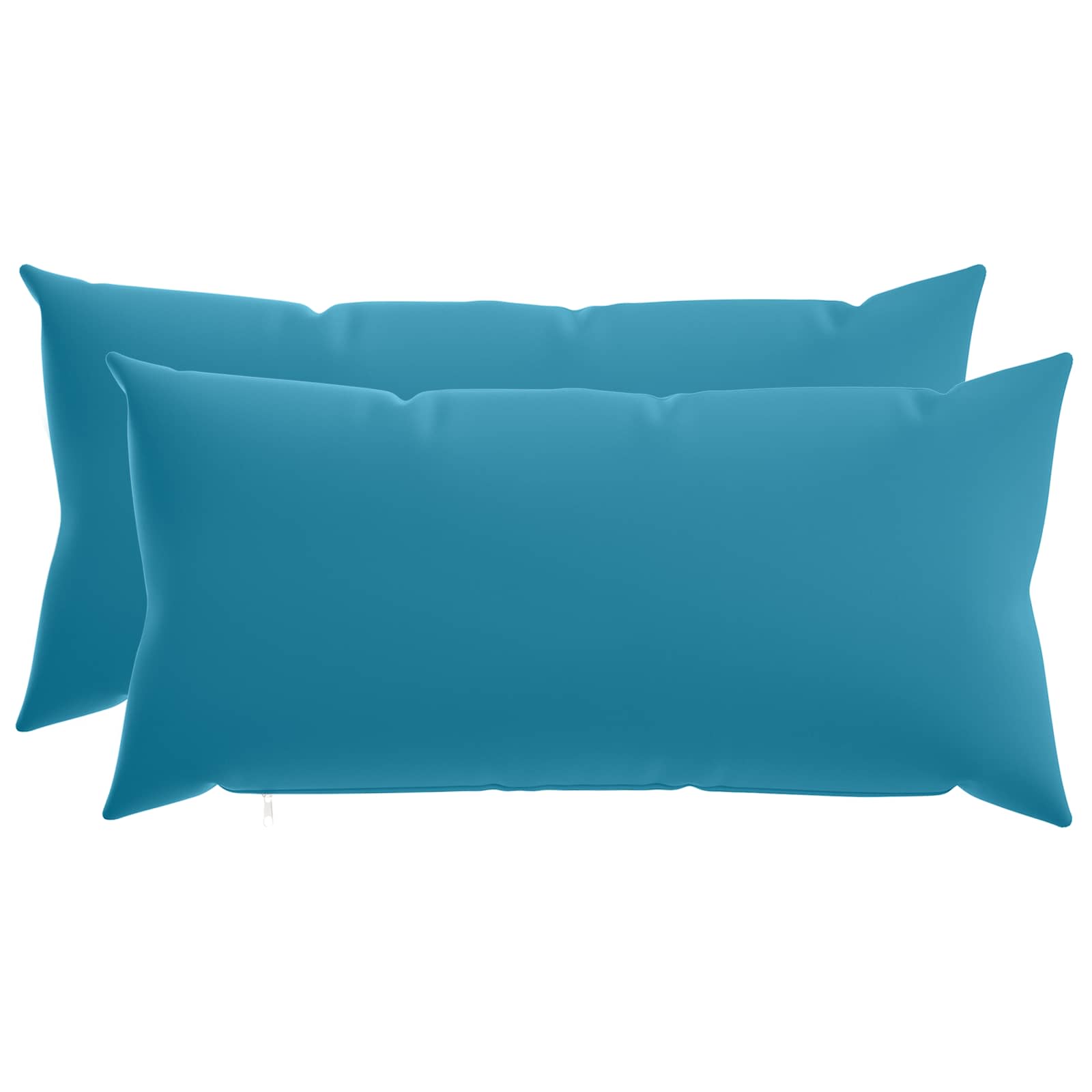 Federa 2 pcs HEERLEN Azzurro 40 x 80 cm Poliestere