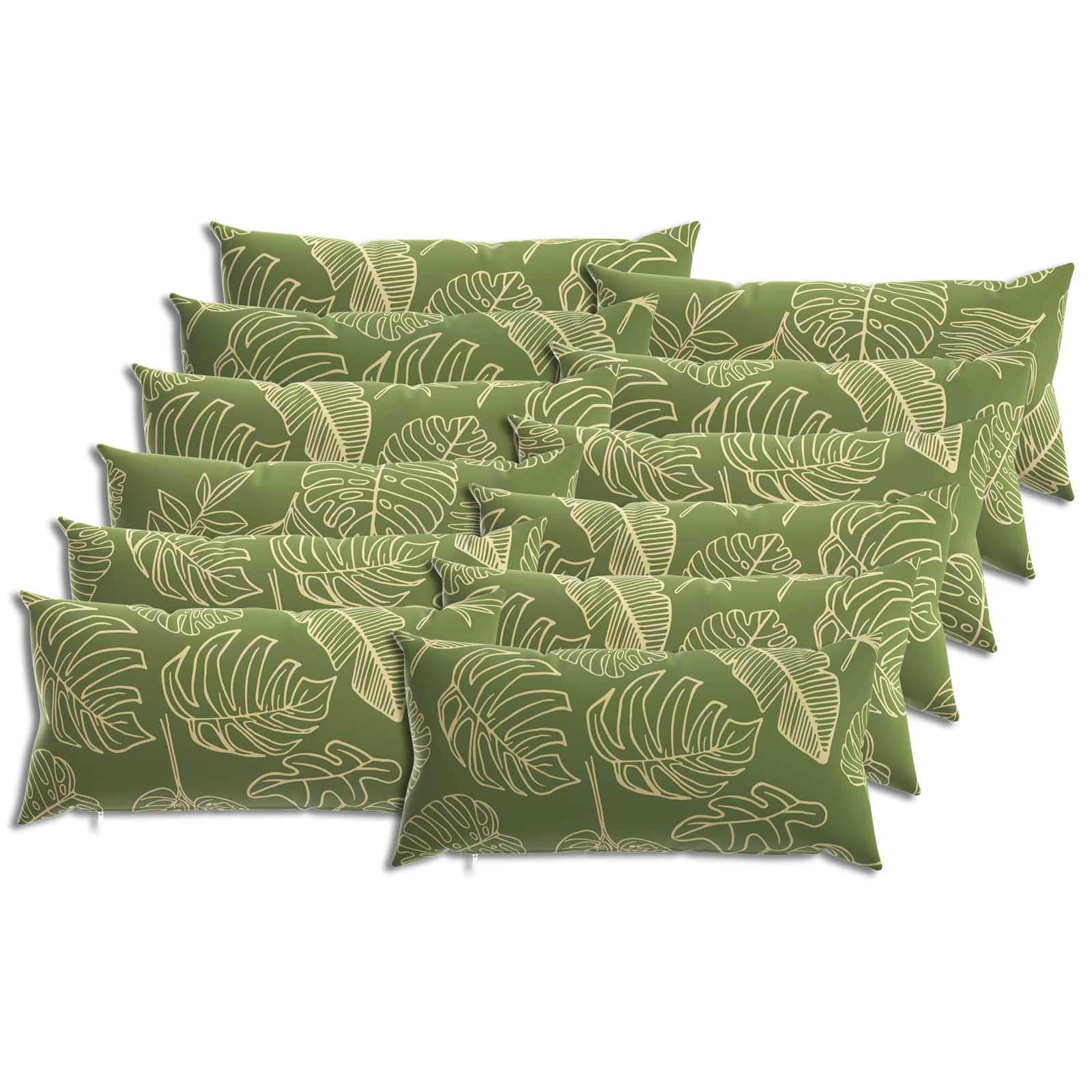 Federa 12 pcs HEERLEN Design a foglia 40 x 80 cm Poliestere