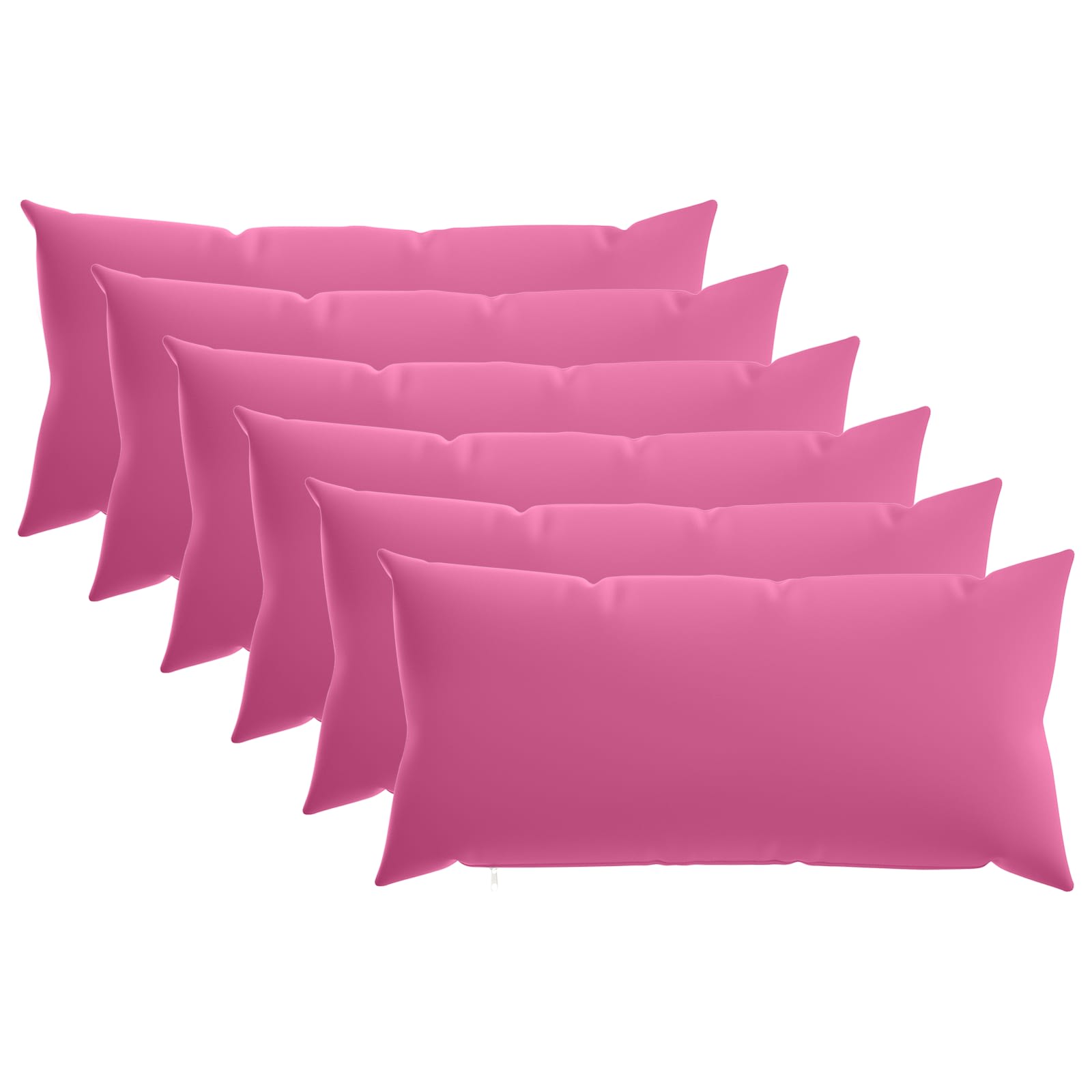 Federa 6 pcs HEERLEN Rosa 40 x 80 cm Poliestere