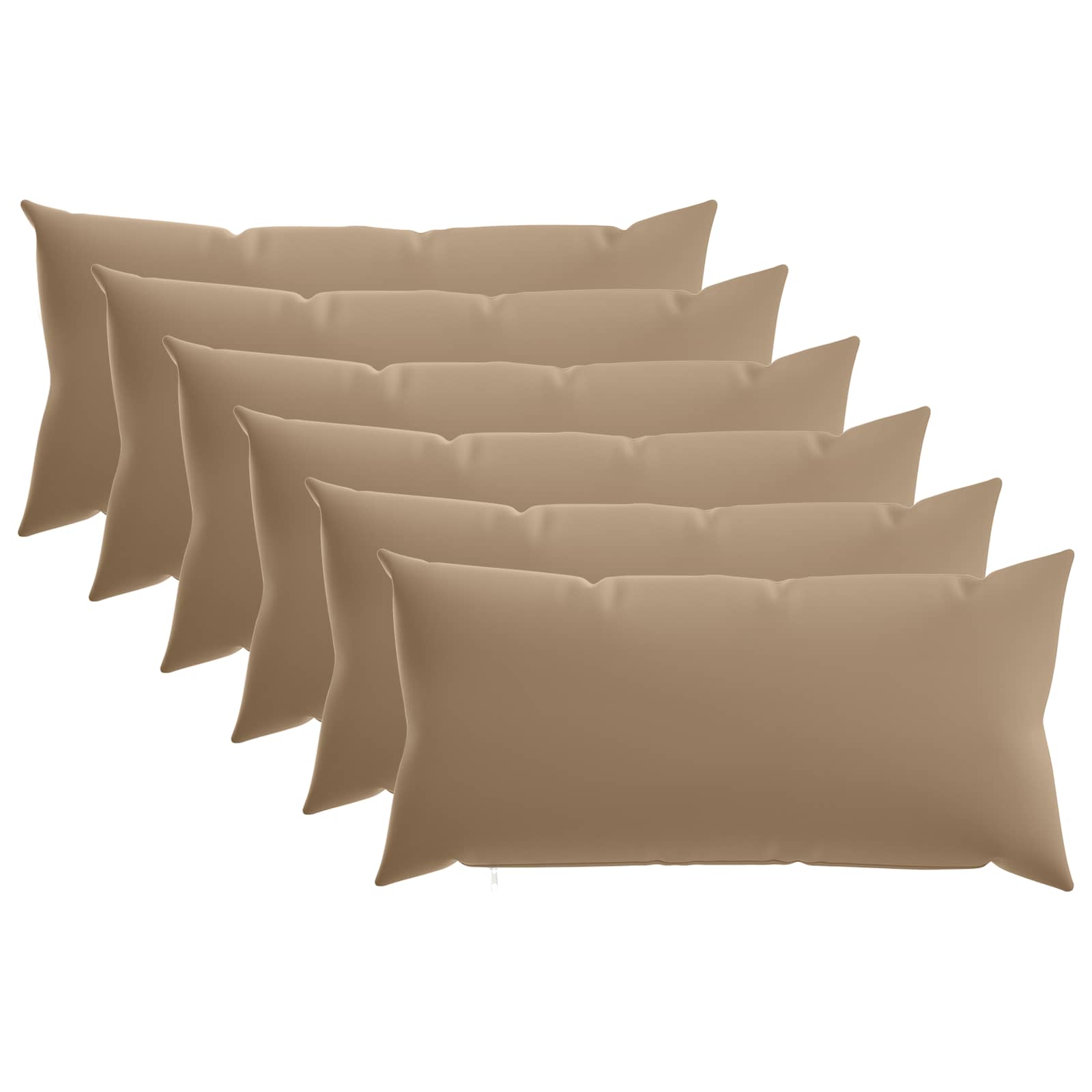 Federa 6 pz HEERLEN Tortora 40 x 80 cm Poliestere