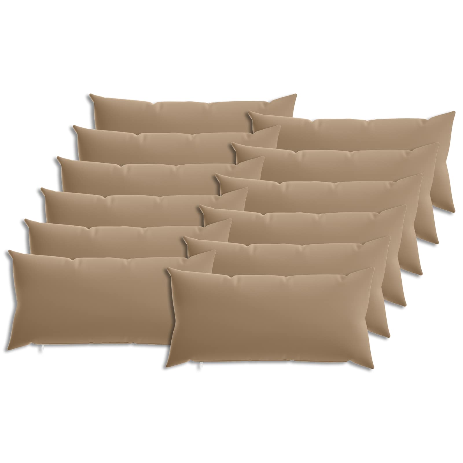 Federa 12 pz HEERLEN Tortora 40 x 80 cm Poliestere
