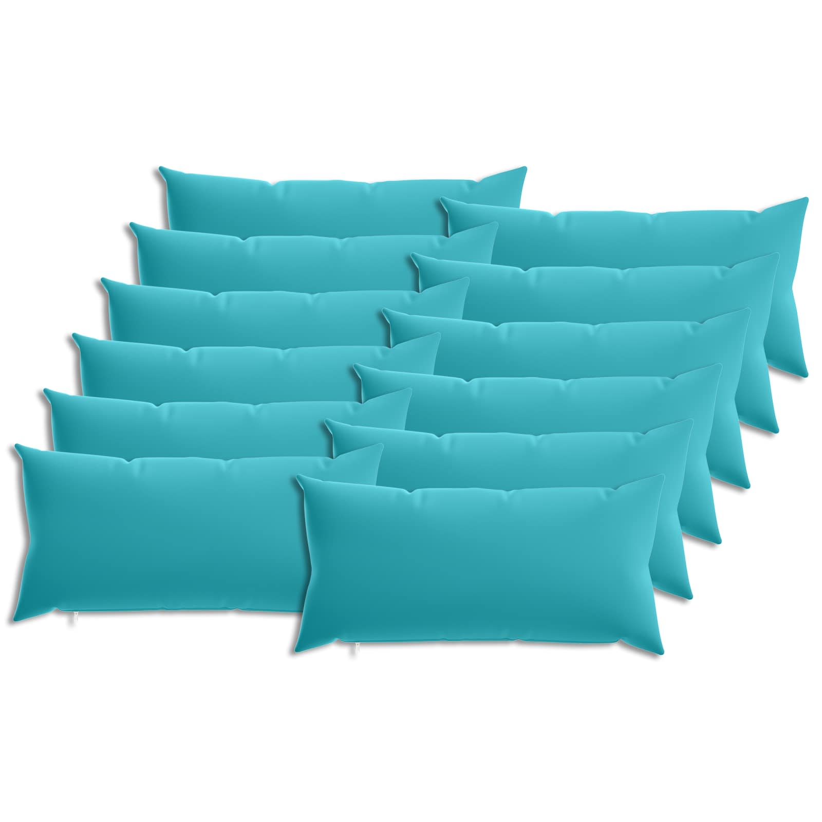 Federa 12 pcs HEERLEN Turchese 40 x 80 cm Poliestere