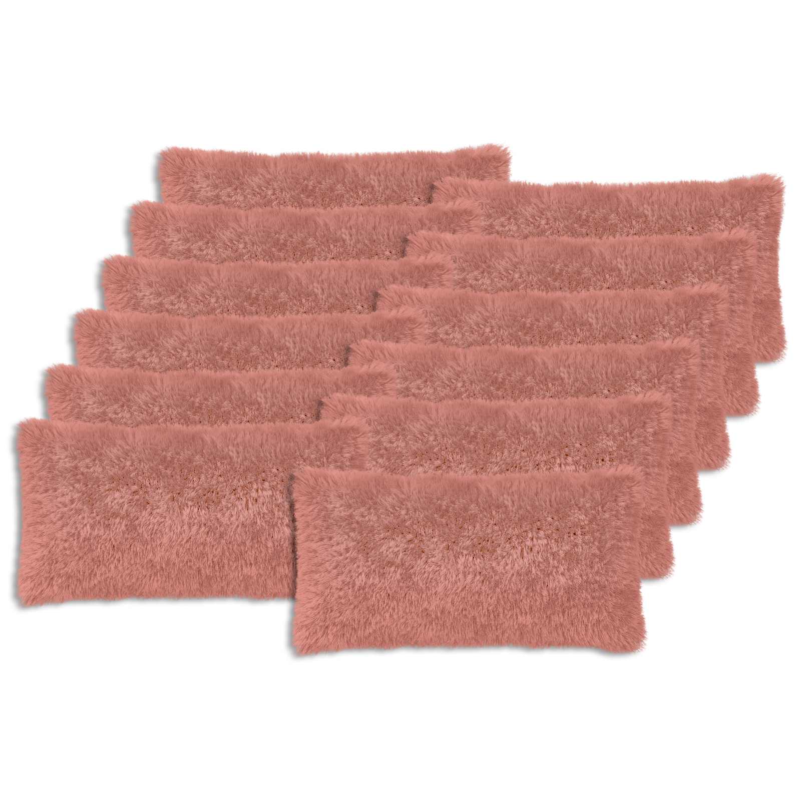 Federa 12 pcs HEERLEN Rosa 40 x 80 cm Fleece PV