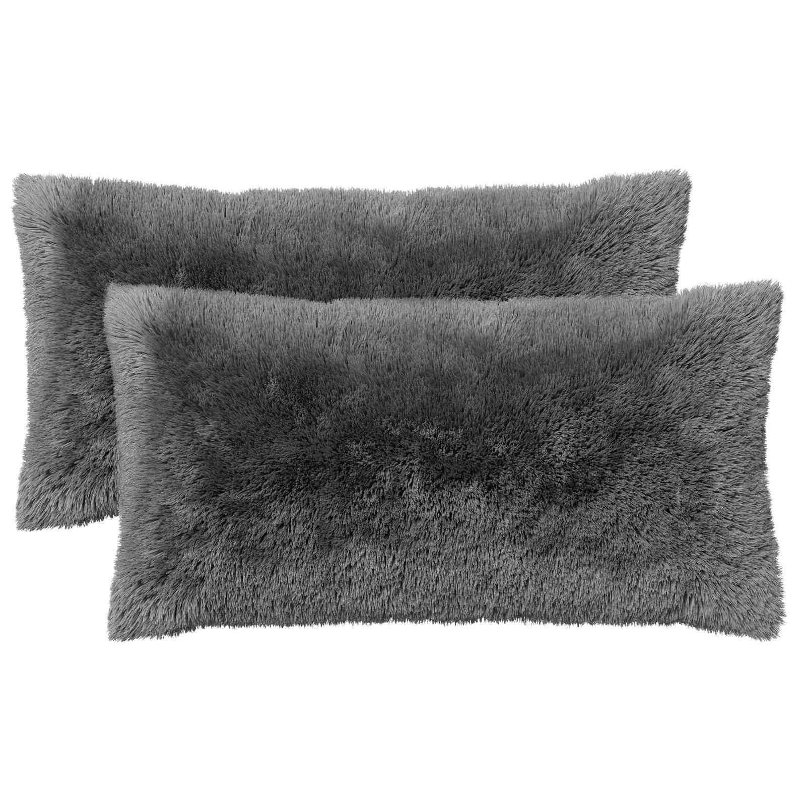 Federa 2 pcs HEERLEN Grigio Chiaro 40 x 80 cm Fleece PV