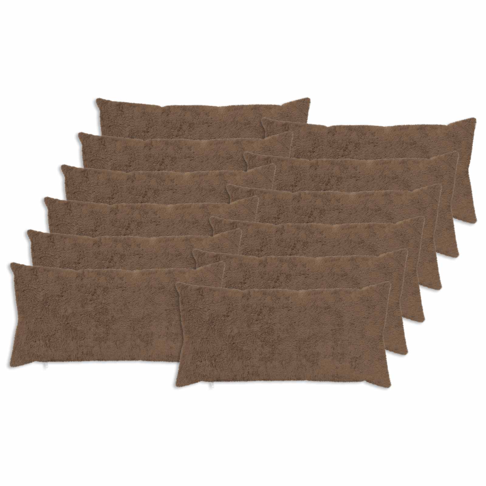 Federa 12 pz HEERLEN Marrone Chiaro 40 x 80 cm