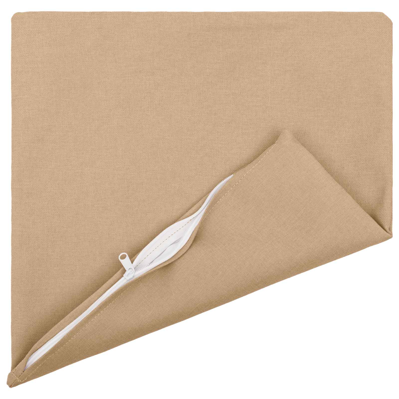 Federa 2 pz HEERLEN Crema 45 x 45 cm Tessuto