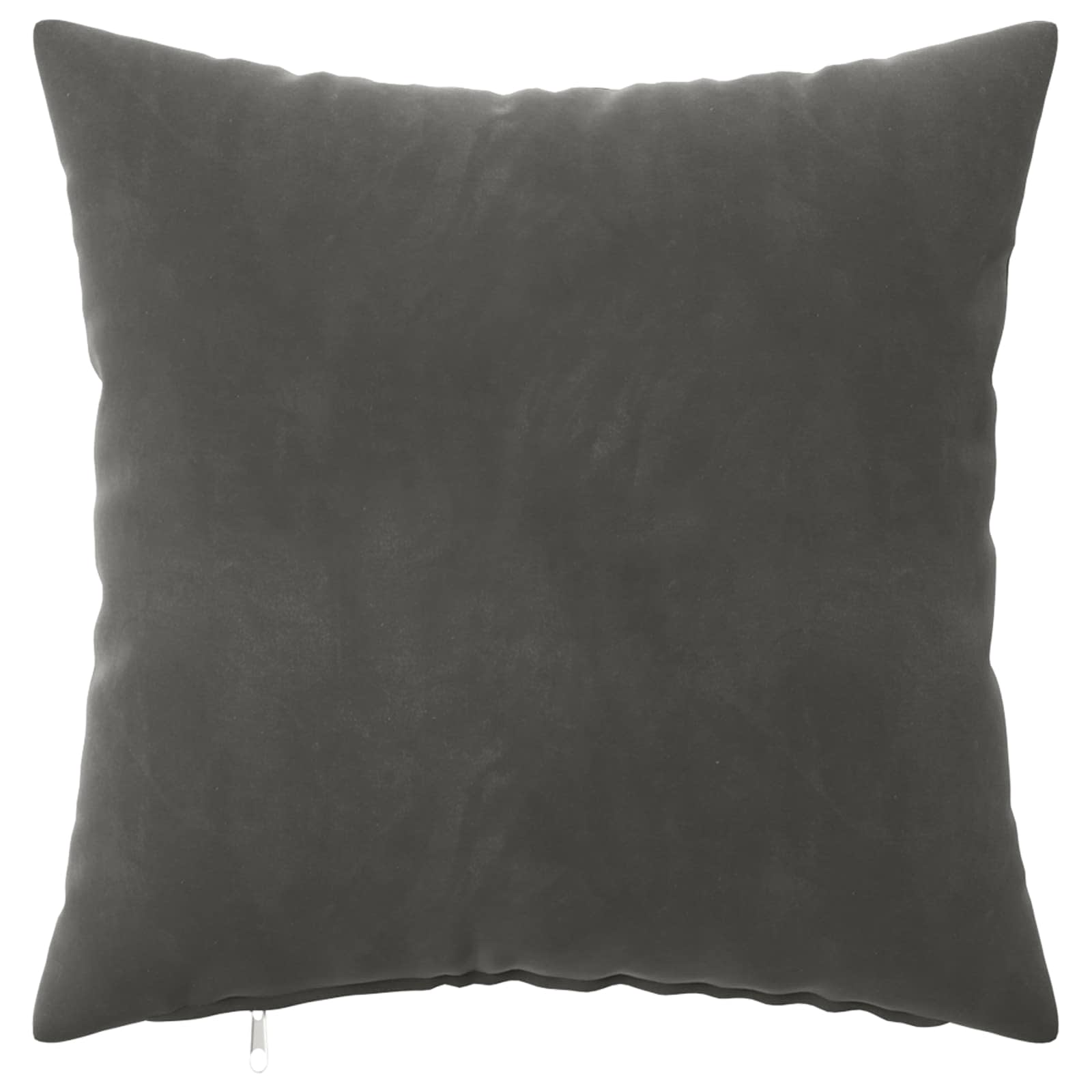 Federa 2 pcs HEERLEN Grigio Scuro 45 x 45 cm Velluto