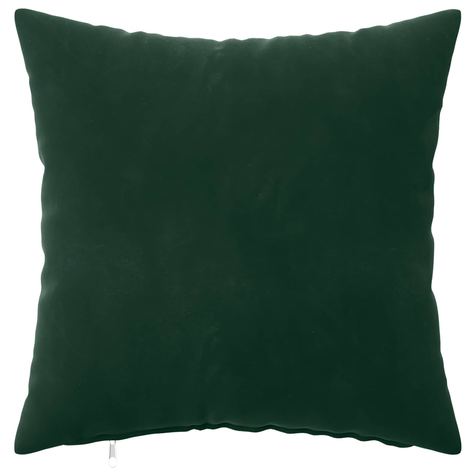 Federa 6 pcs HEERLEN Verde Scuro 45 x 45 cm Velluto