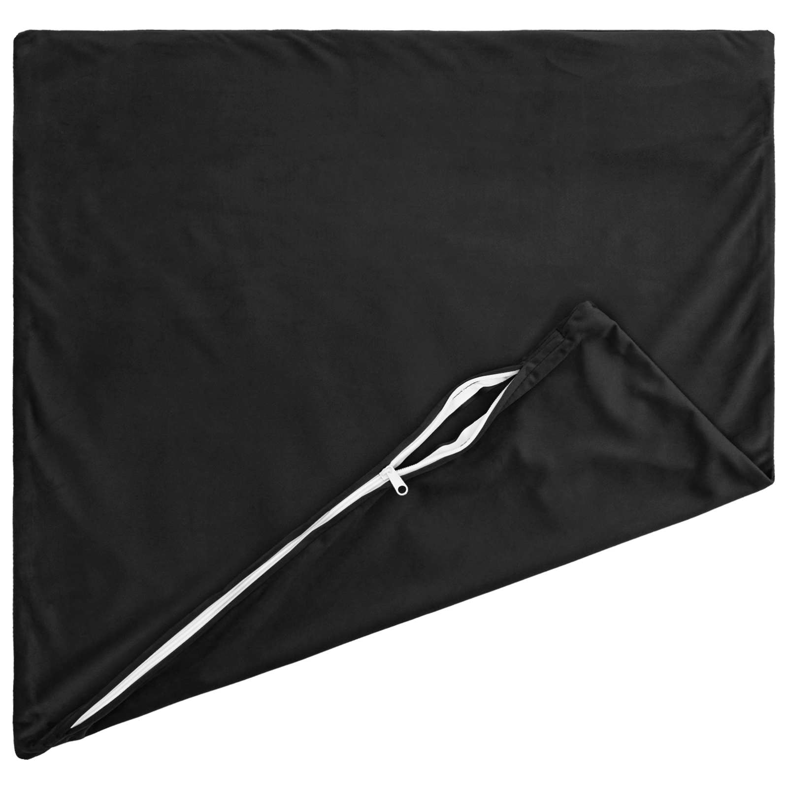 Federa 6 pcs HEERLEN Nero 45 x 45 cm Velluto