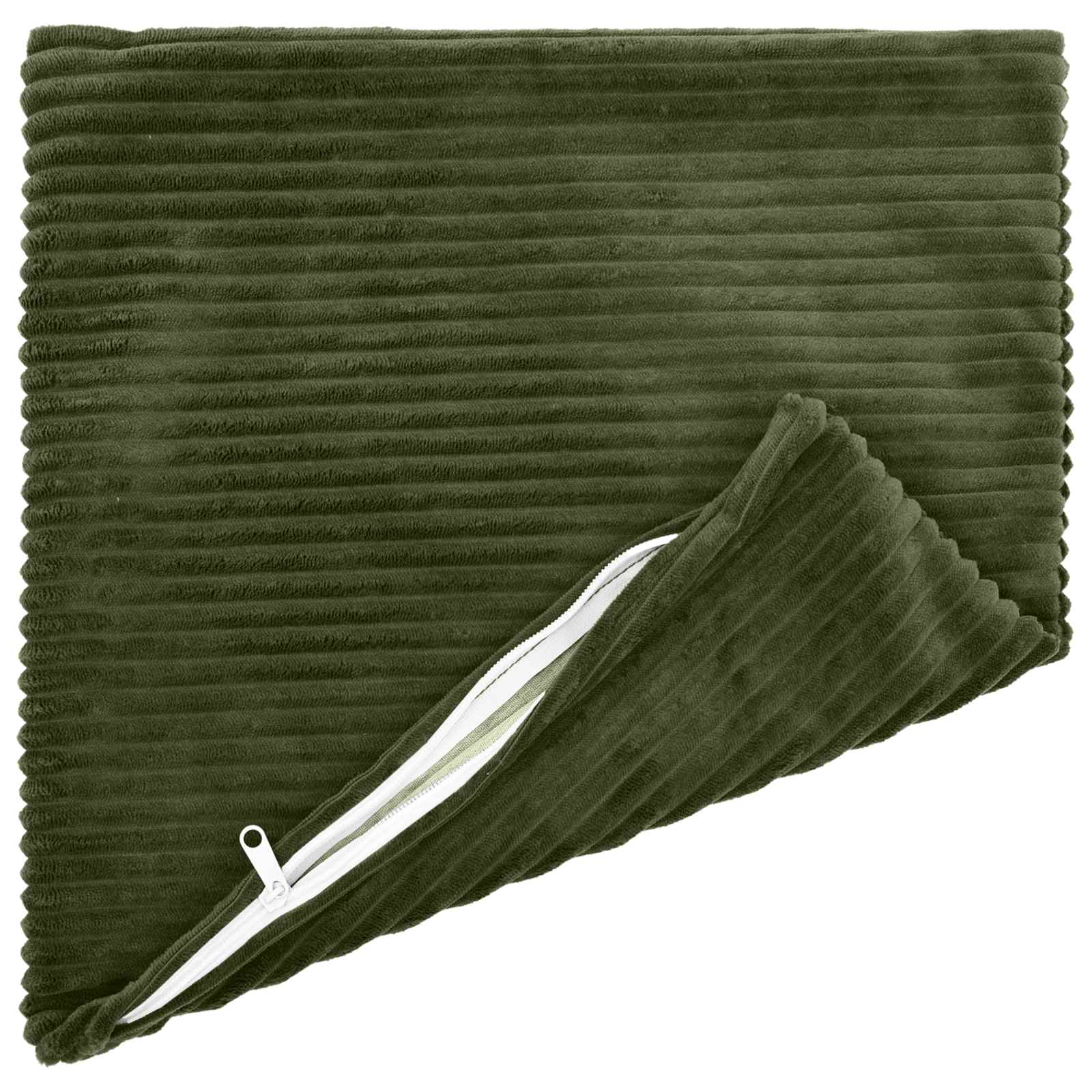 Federa 2 pcs HEERLEN Verde 45 x 45 cm corduroy