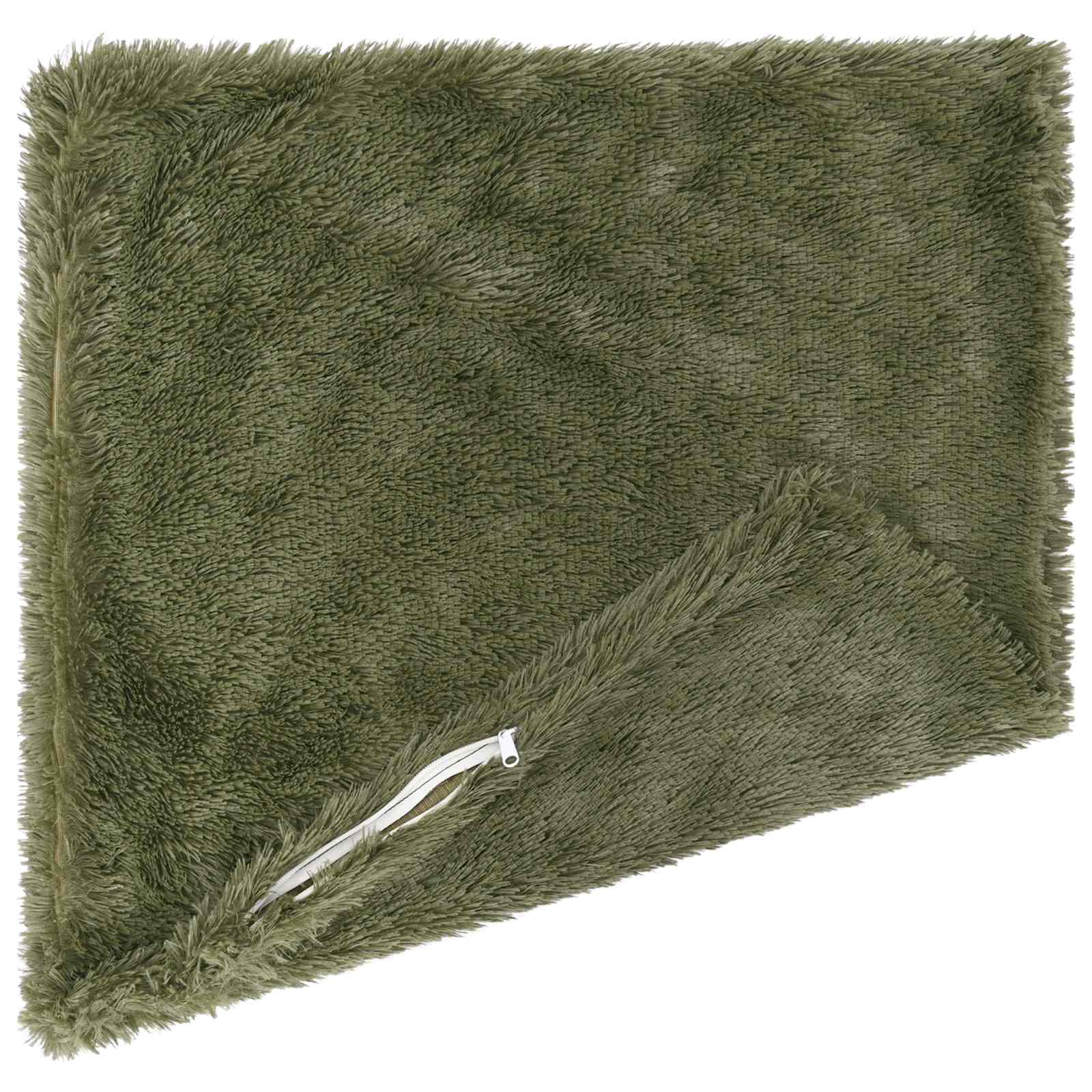 Federa 12 pcs HEERLEN Verde 45 x 45 cm Fleece PV