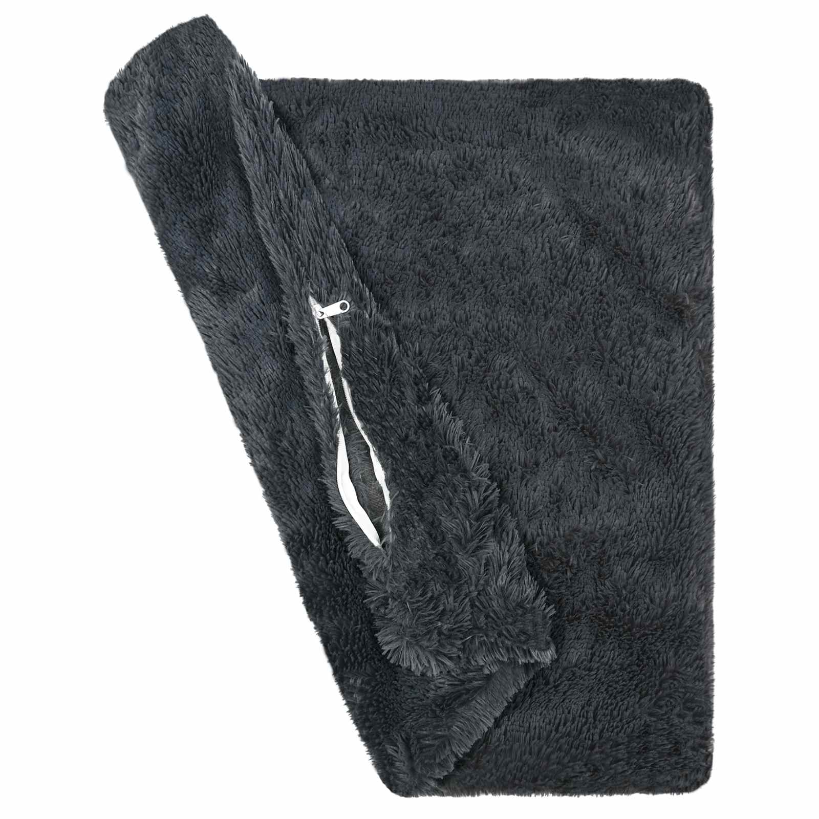 Federa 12 pcs HEERLEN Antracite 45 x 45 cm Fleece PV