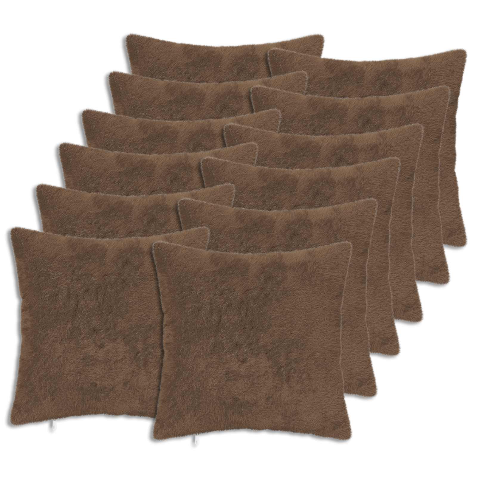Federa 12 pz HEERLEN Marrone Chiaro 45 x 45 cm