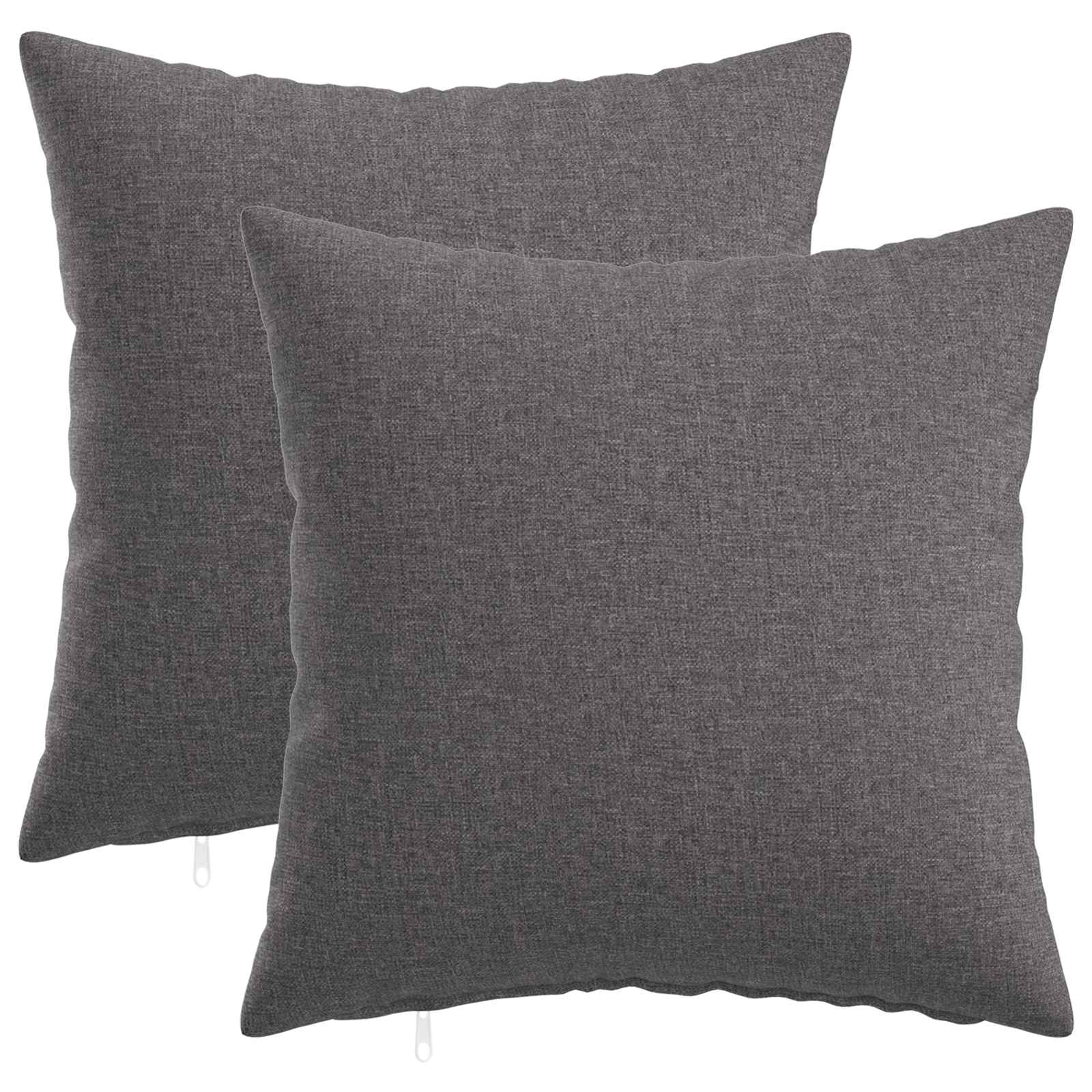 Federa 2 pz HEERLEN Grigio Chiaro 50 x 50 cm Tessuto