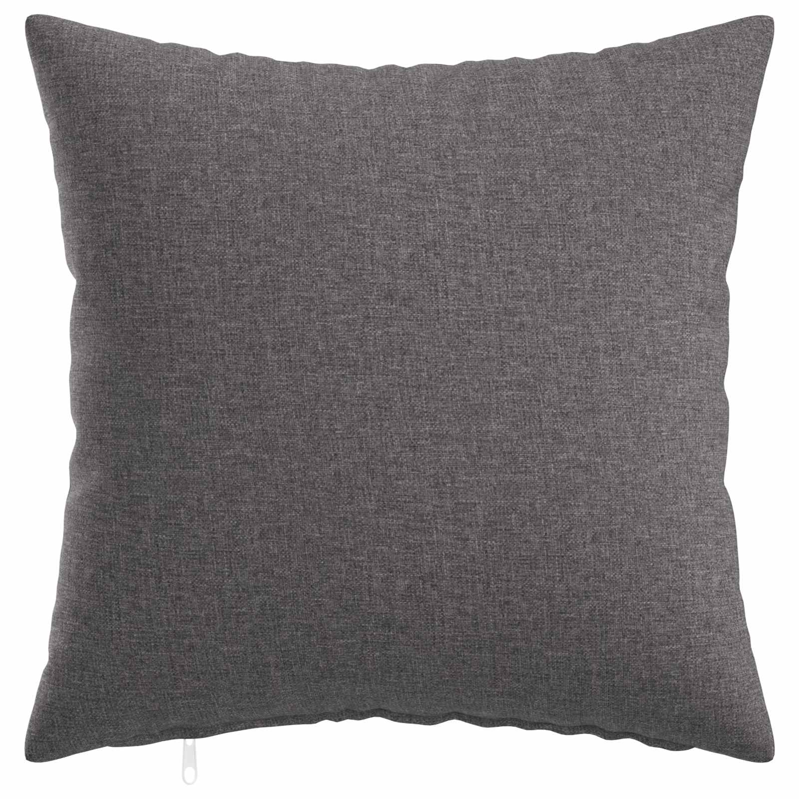 Federa 6 pz HEERLEN Grigio Chiaro 50 x 50 cm Tessuto
