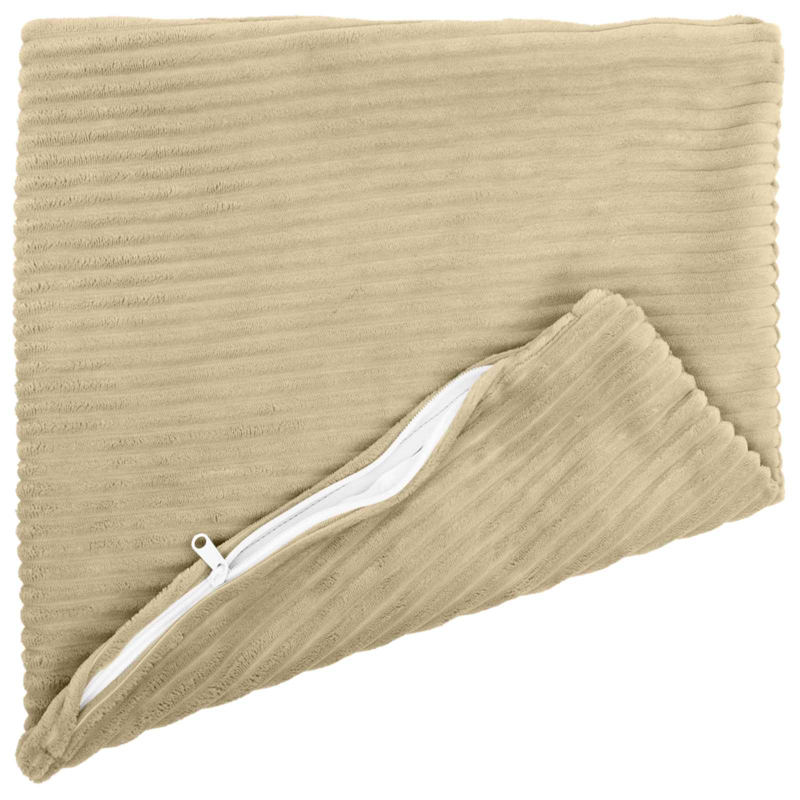 Federa 6 pcs HEERLEN Verde Grigio 50 x 50 cm corduroy