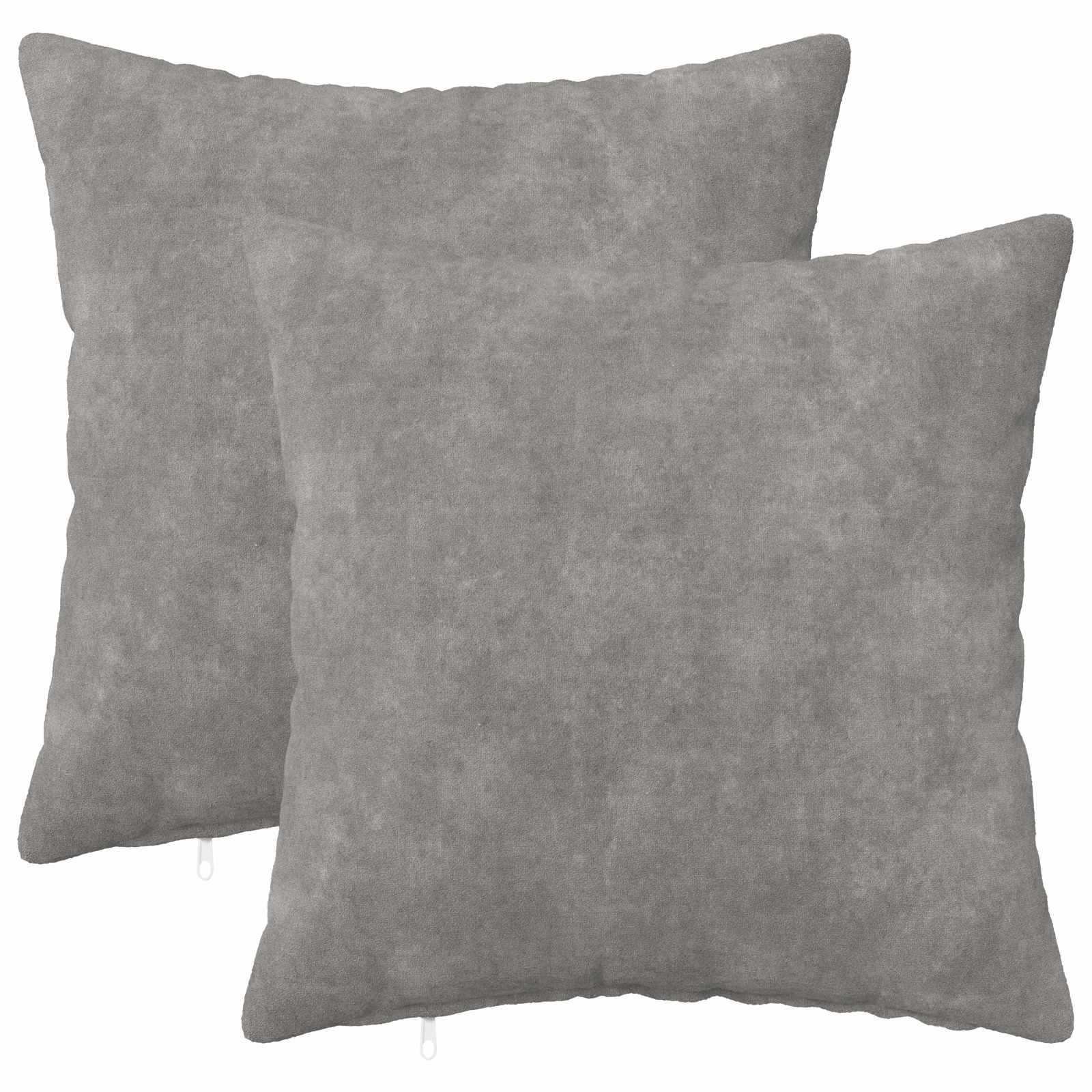 Federa 2 pcs HEERLEN Grigio Chiaro 50 x 50 cm