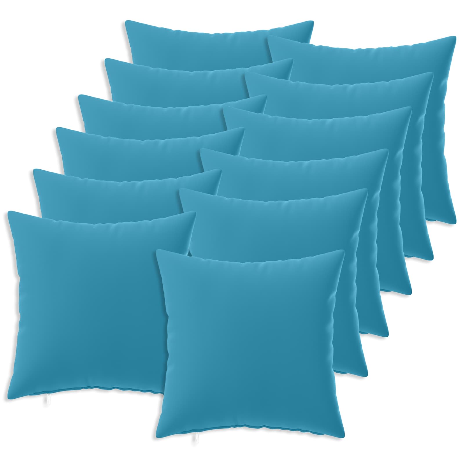 Federa 12 pcs HEERLEN Azzurro 50 x 50 cm Poliestere