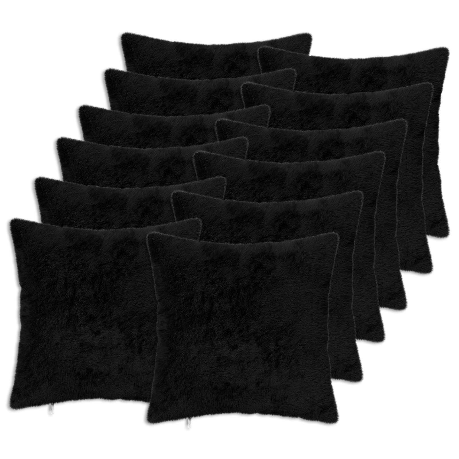 Federa 12 pz HEERLEN Nero 50 x 50 cm