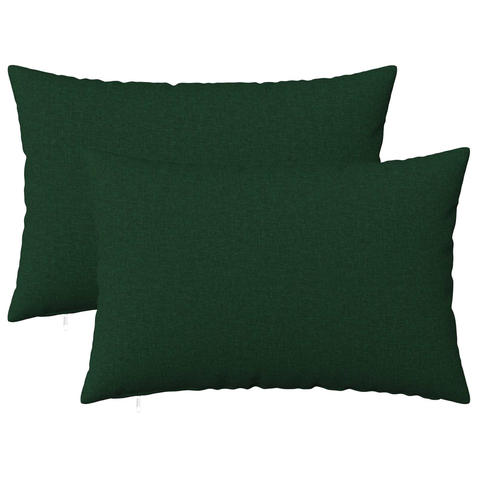 Federa 2 pz HEERLEN Verde Scuro 50 x 70 cm Tessuto