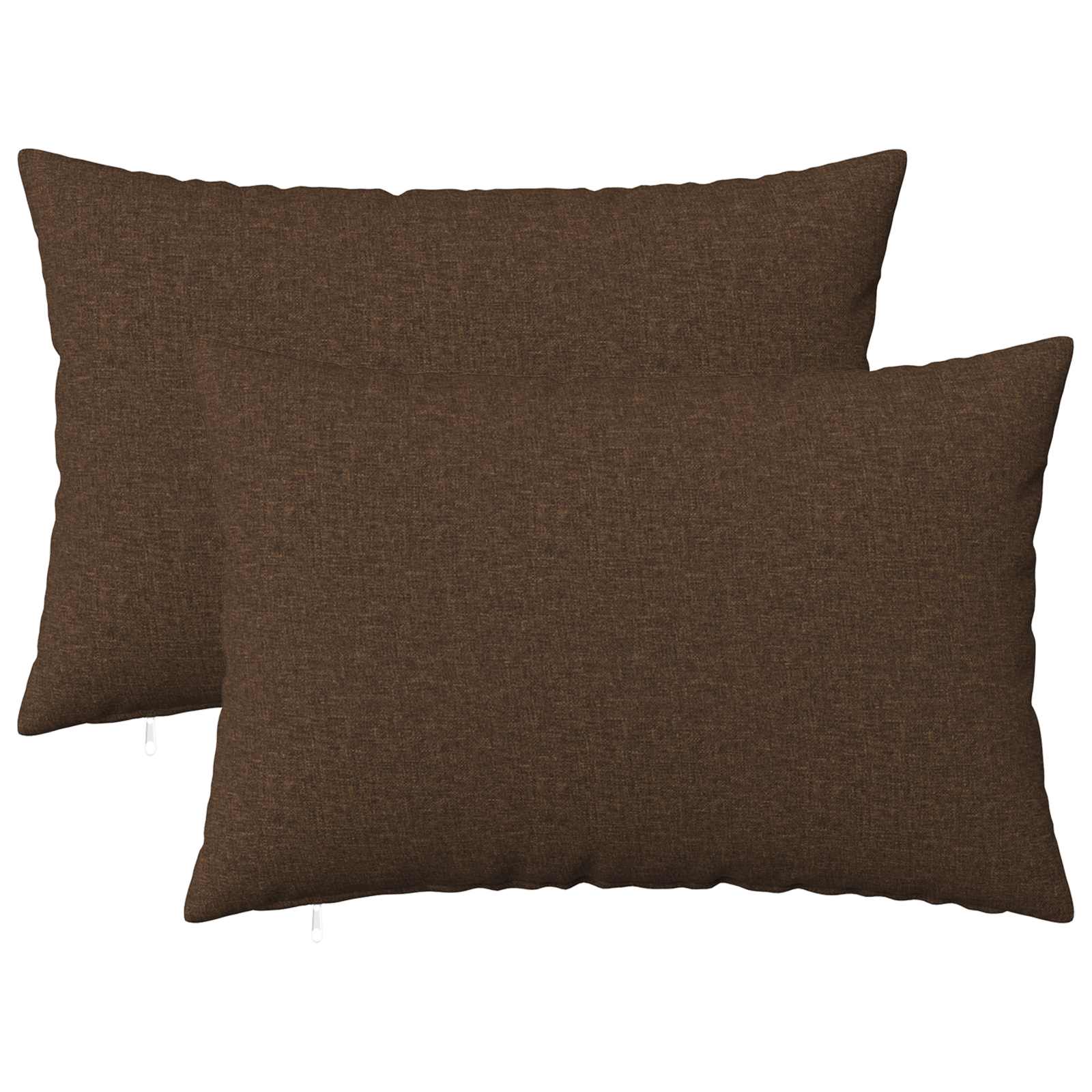 Federa 2 pz HEERLEN Marrone 50 x 70 cm Tessuto