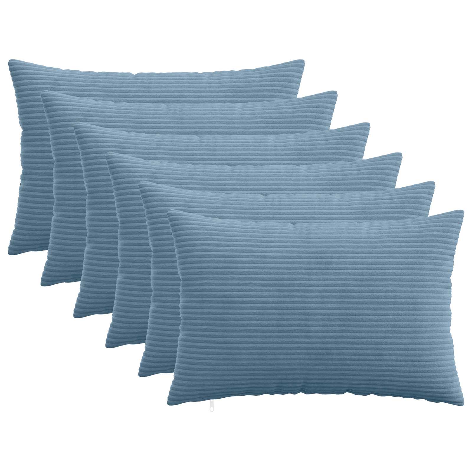 Federa 6 pcs HEERLEN Blu 50 x 70 cm corduroy