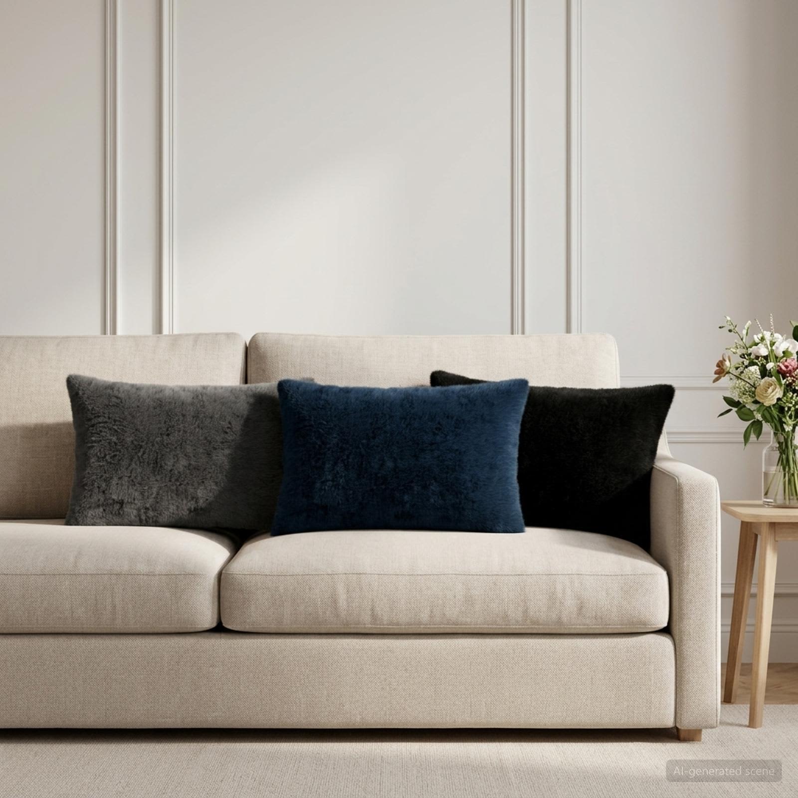 Federa 2 pz HEERLEN Grigio Scuro 50 x 70 cm