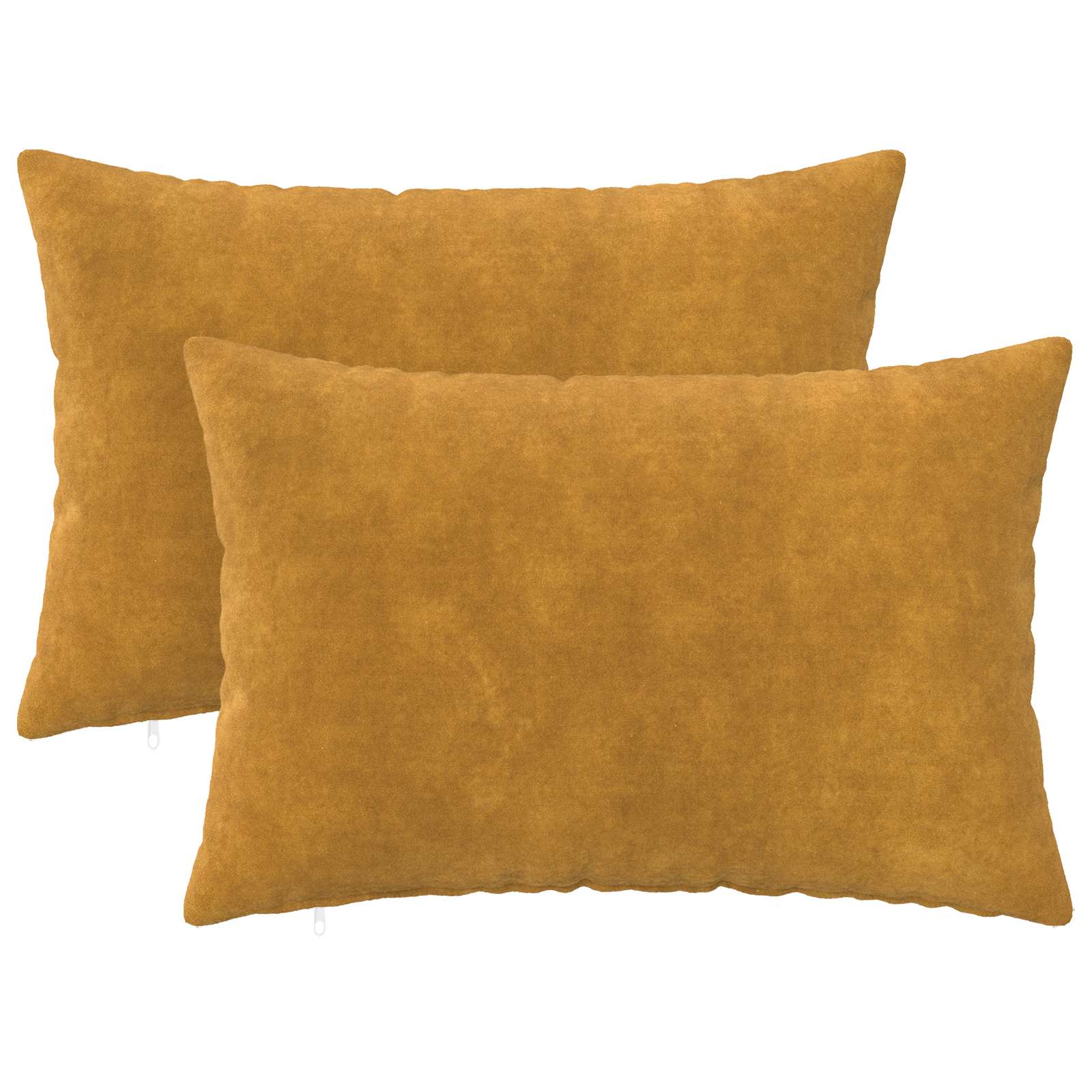 Federa 2 pcs HEERLEN Giallo 50 x 75 cm Fleece in microfibra