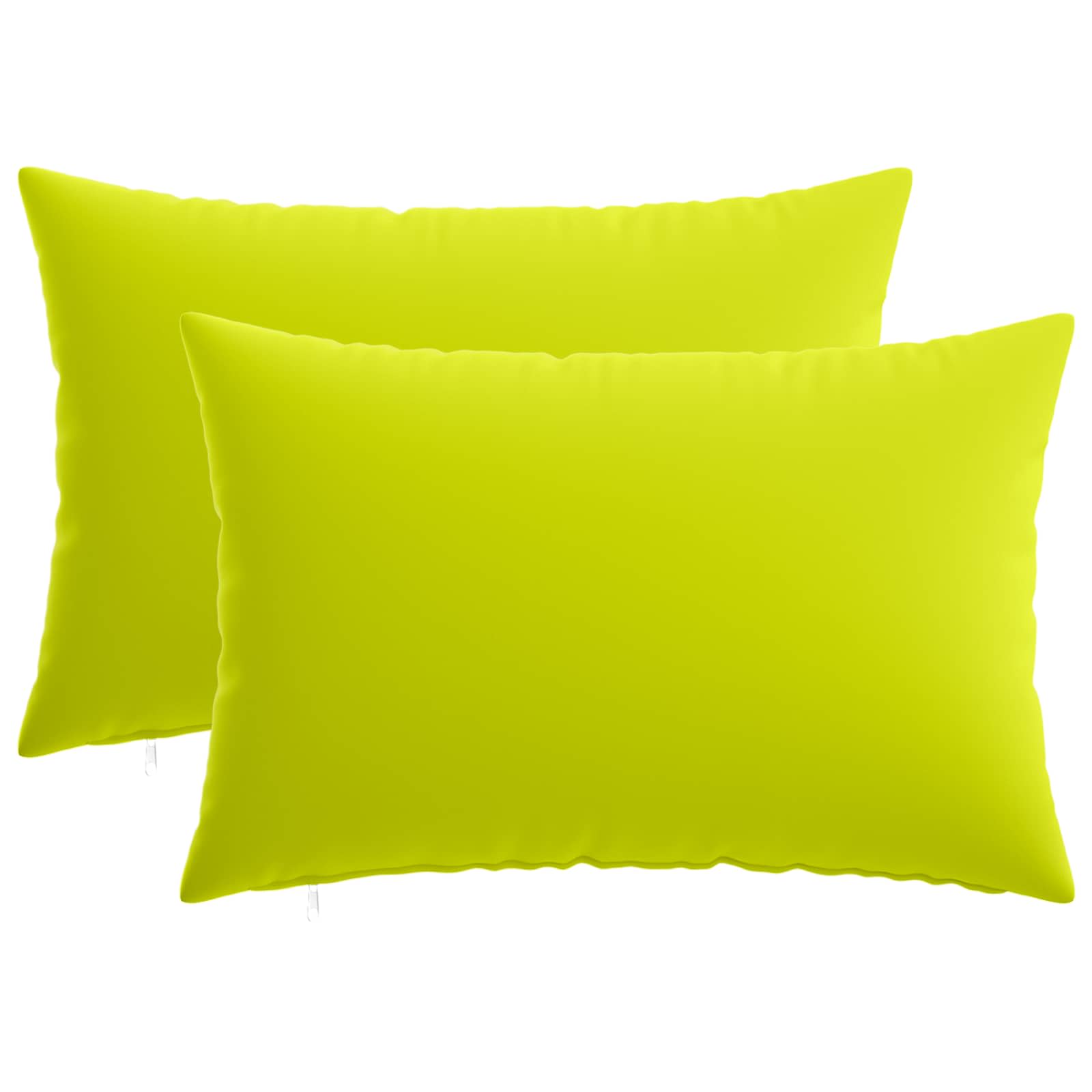 Federa 2 pcs HEERLEN Verde brillante. 50 x 75 cm Poliestere