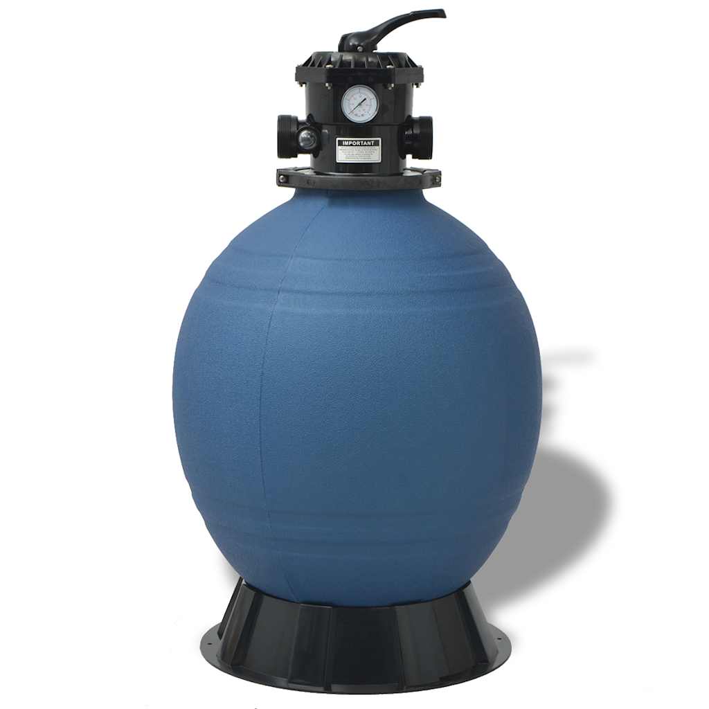 Filtro a sabbia per piscina Blu Ø 55.9 x 96.5 cm PE