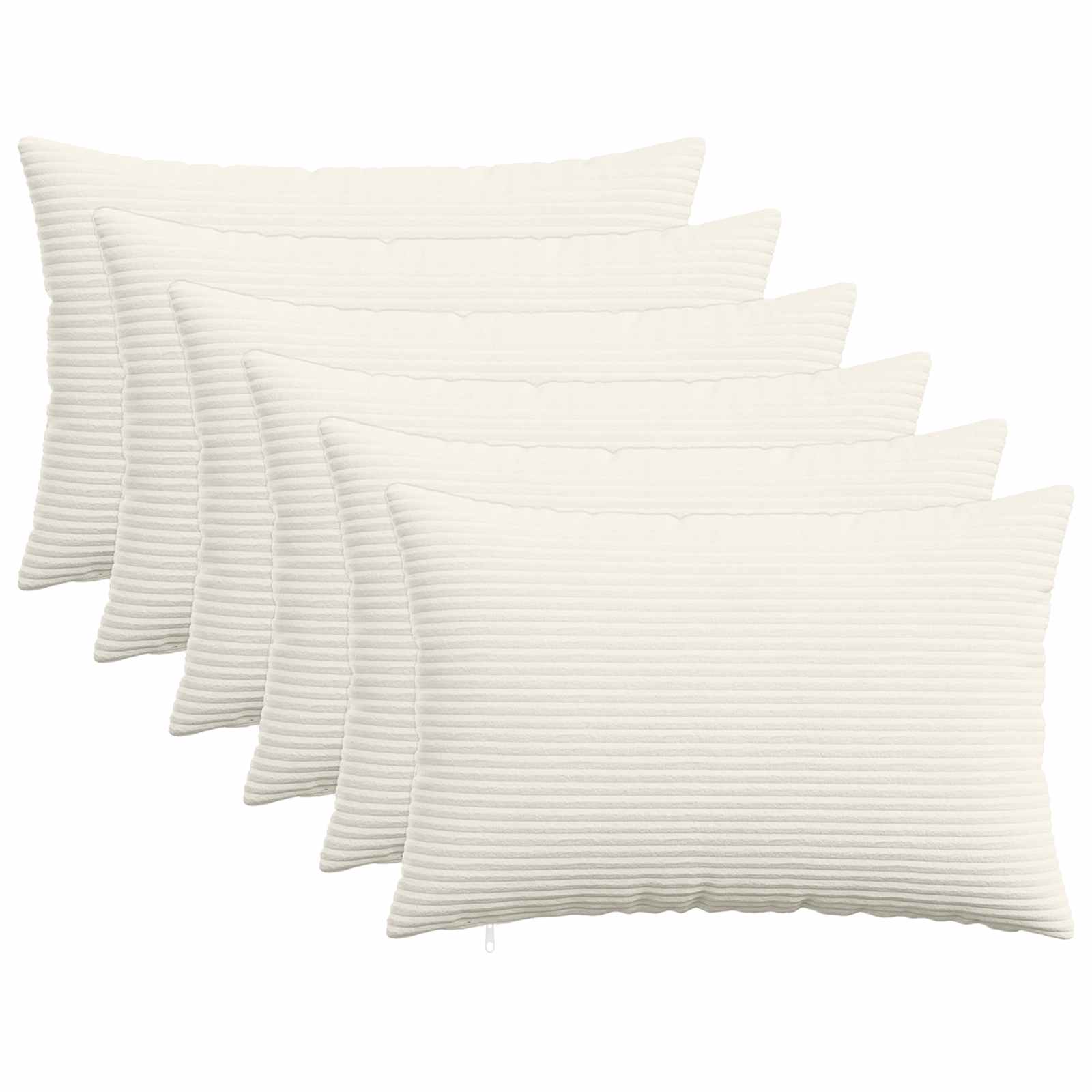 Federa 6 pcs HEERLEN Crema 50 x 80 cm corduroy