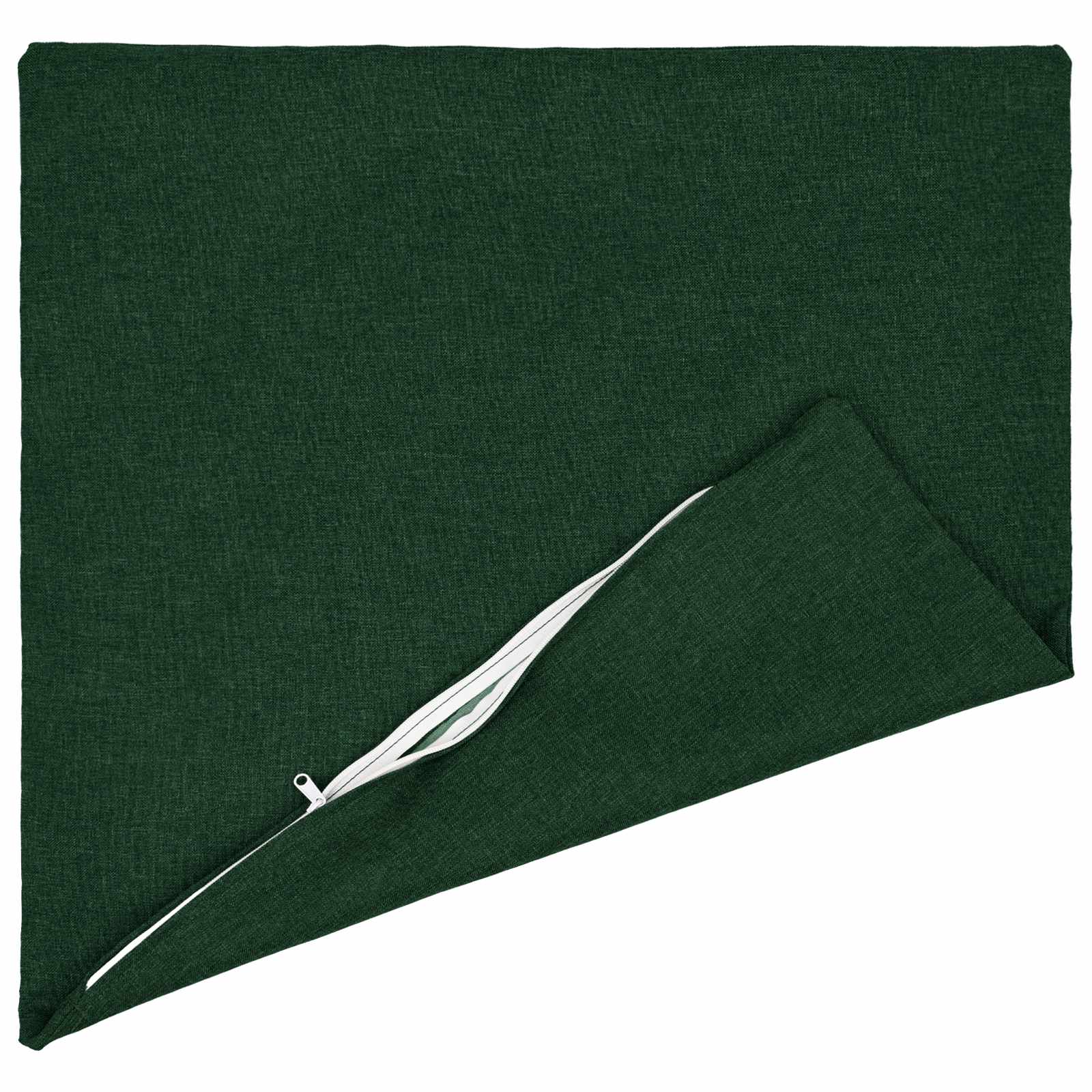 Federa 2 pz HEERLEN Verde Scuro 55 x 55 cm Tessuto