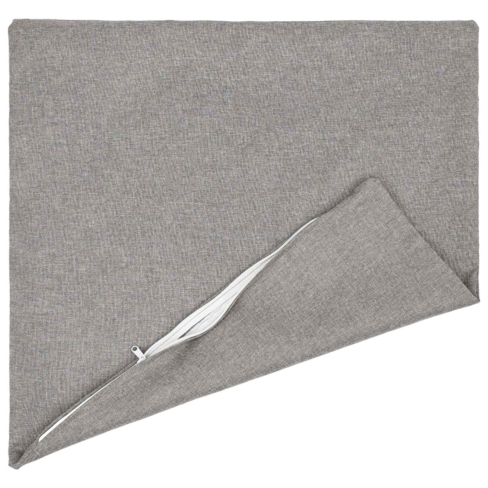 Federa 6 pz HEERLEN Grigio Nuvola 55 x 55 cm Tessuto