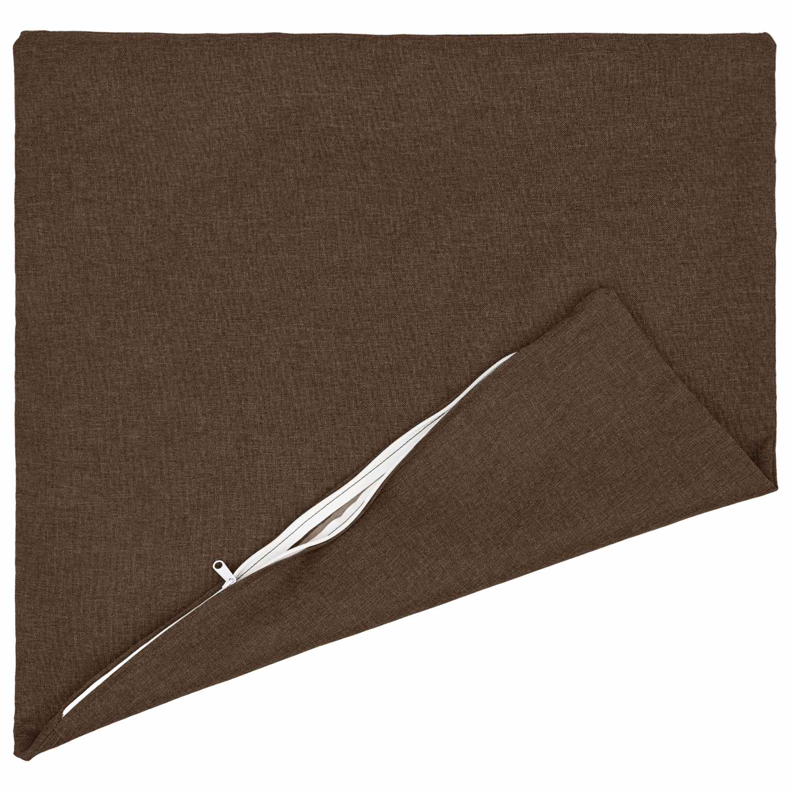 Federa 6 pz HEERLEN Marrone 55 x 55 cm Tessuto