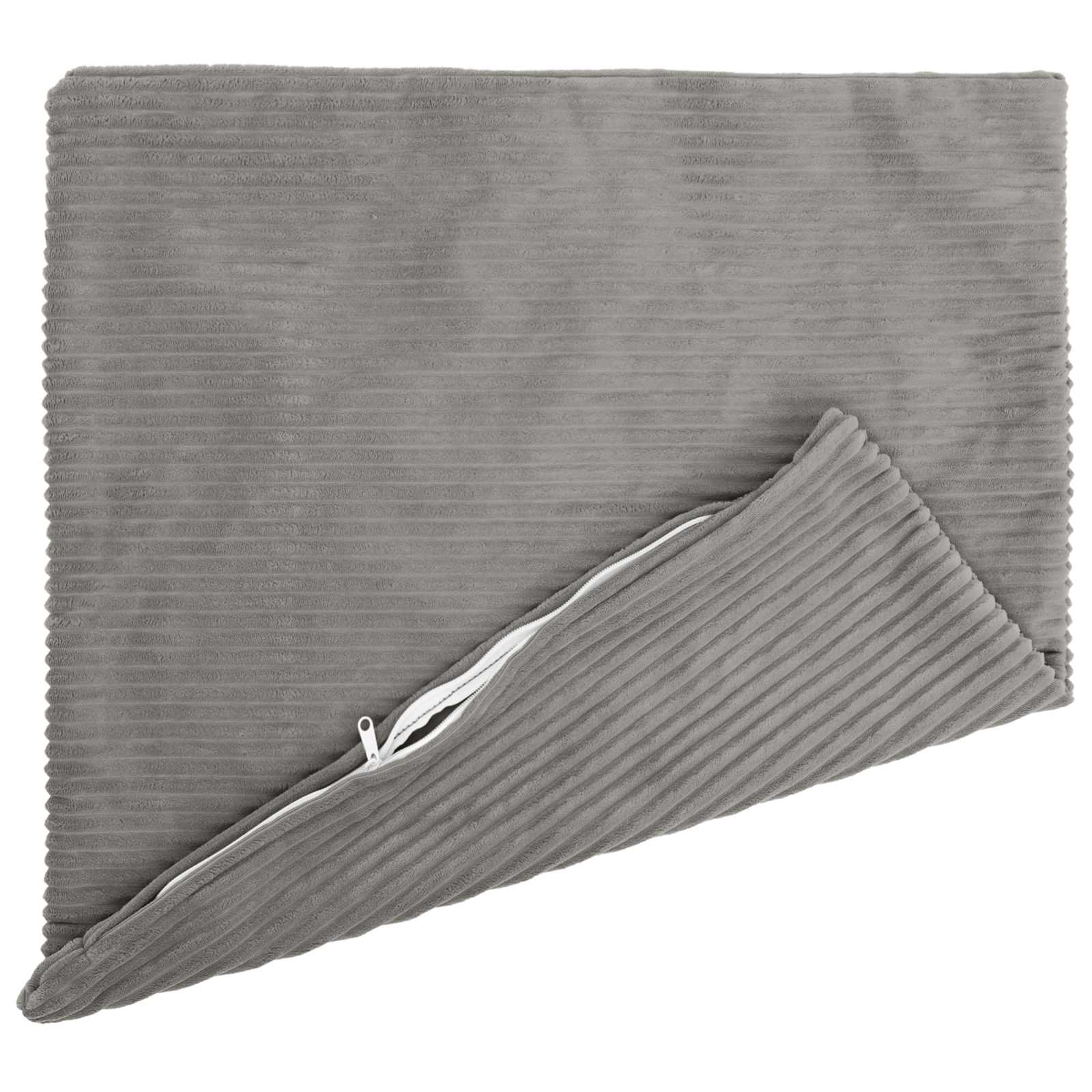 Federa 6 pcs HEERLEN Grigio Chiaro 55 x 55 cm corduroy