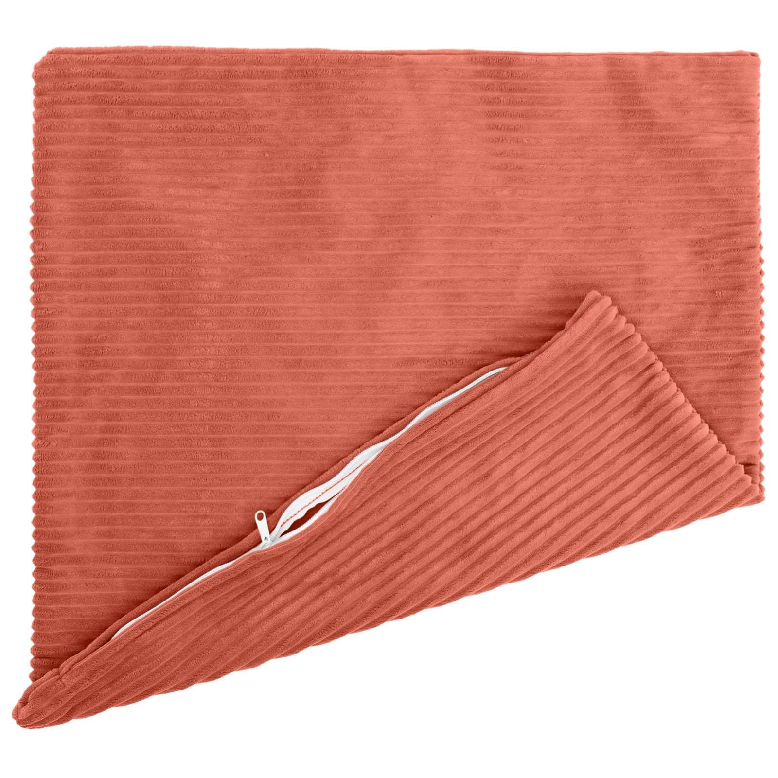 Federa 2 pcs HEERLEN Rosso Arancio 55 x 55 cm corduroy