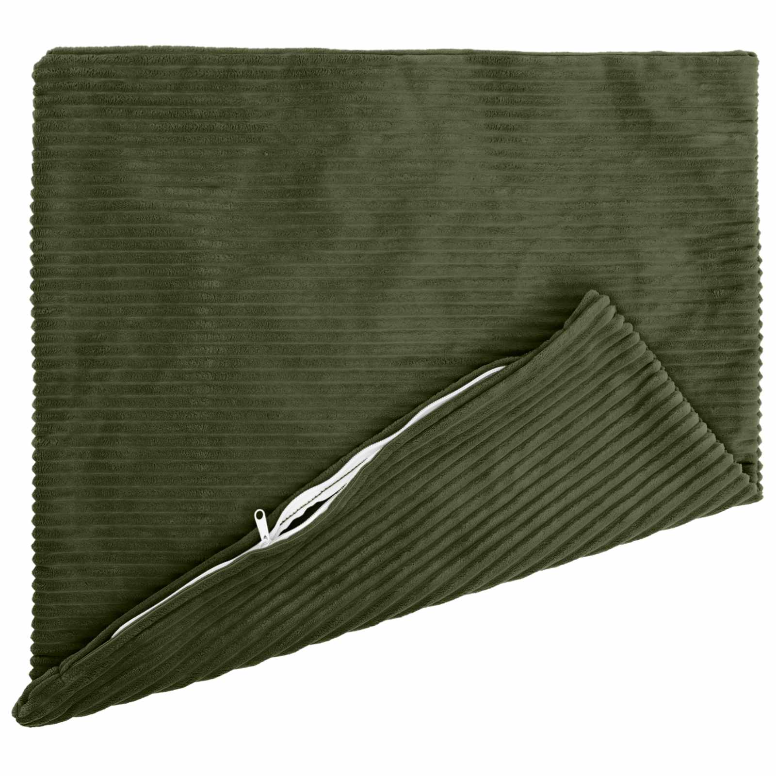 Federa 6 pcs HEERLEN Verde 55 x 55 cm corduroy