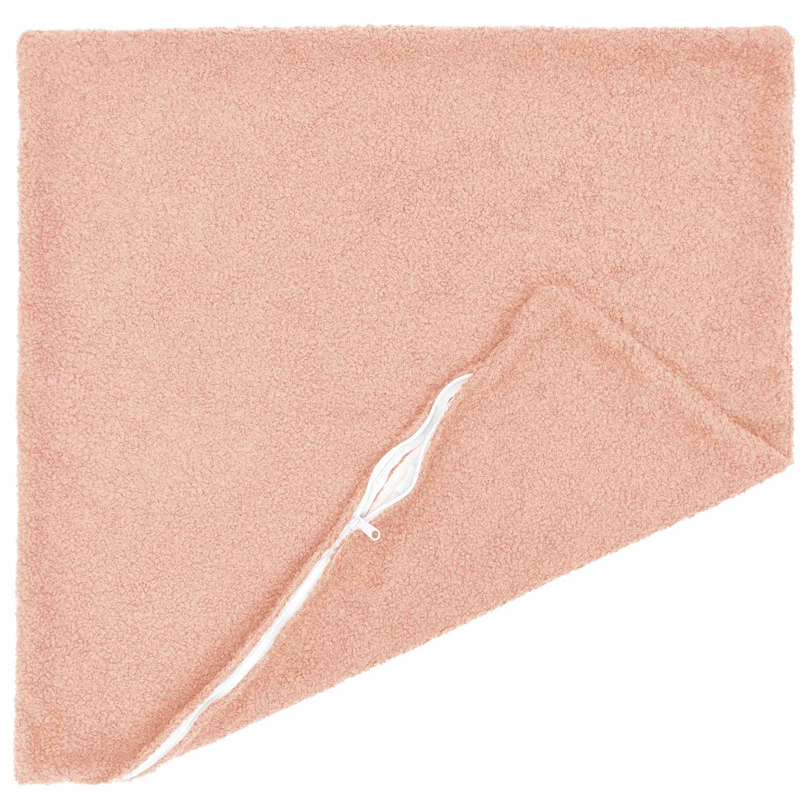 Federa 6 pcs HEERLEN Rosa 55 x 55 cm Bouclé