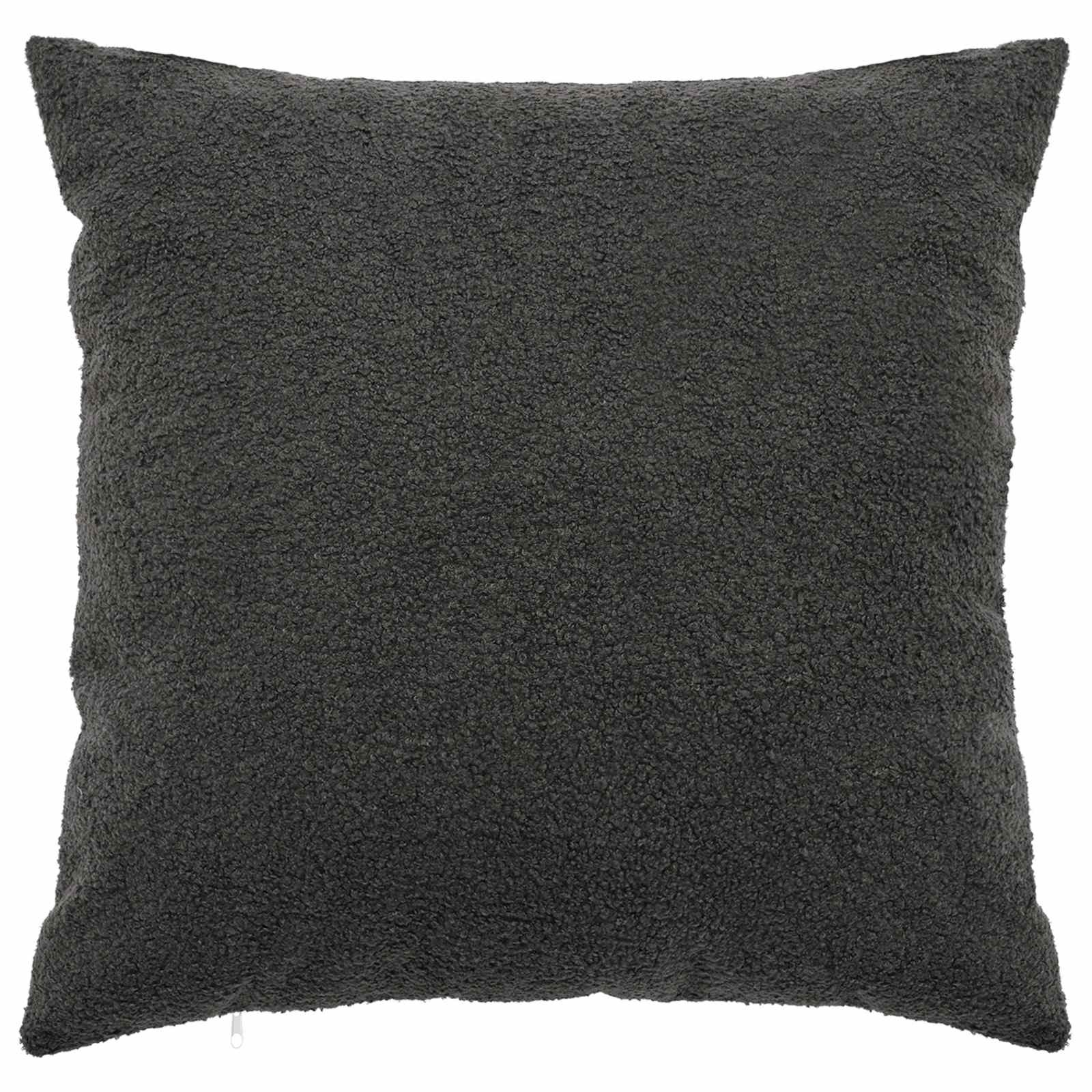 Federa 2 pcs HEERLEN Grigio Scuro 55 x 55 cm Bouclé