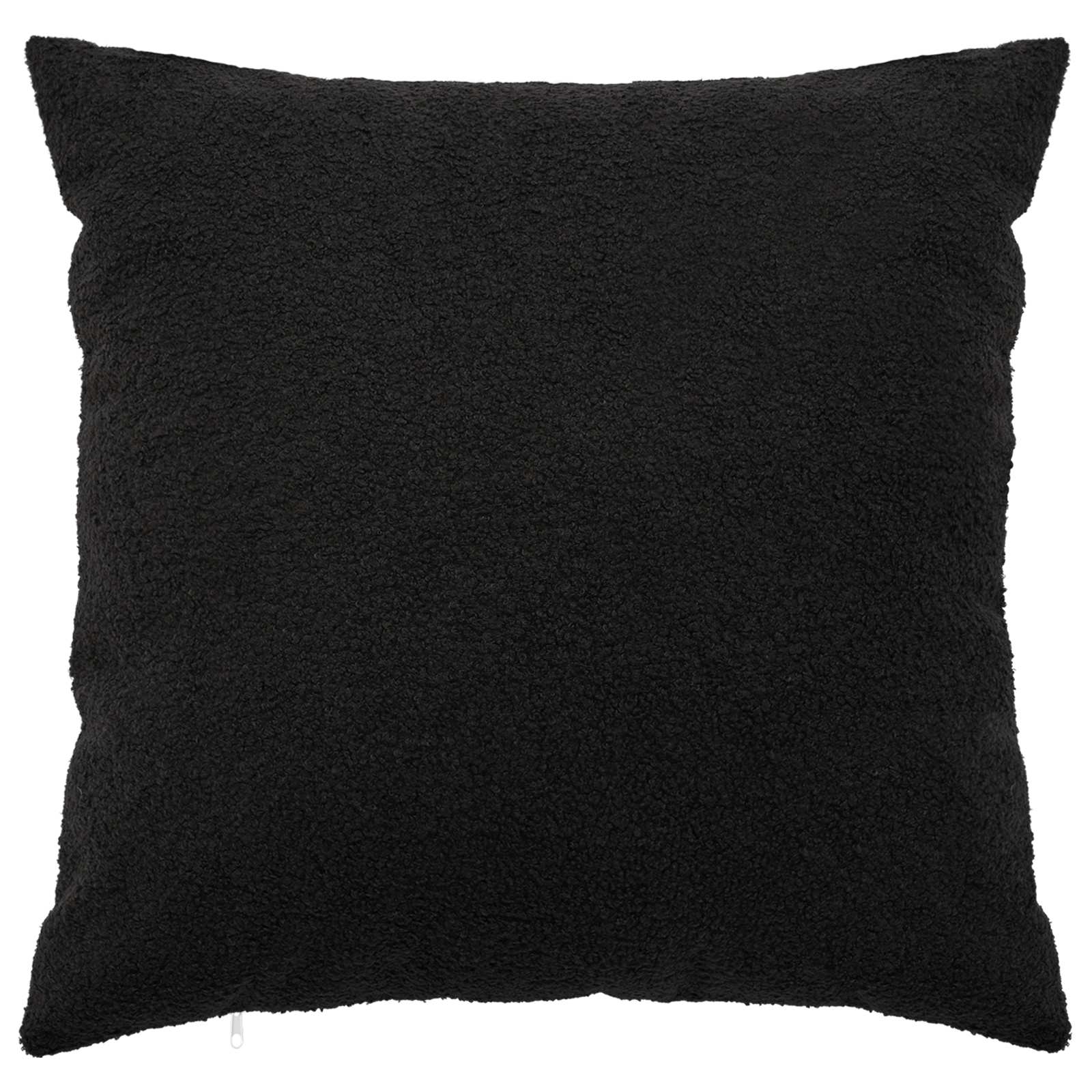Federa 6 pcs HEERLEN Nero 55 x 55 cm Bouclé