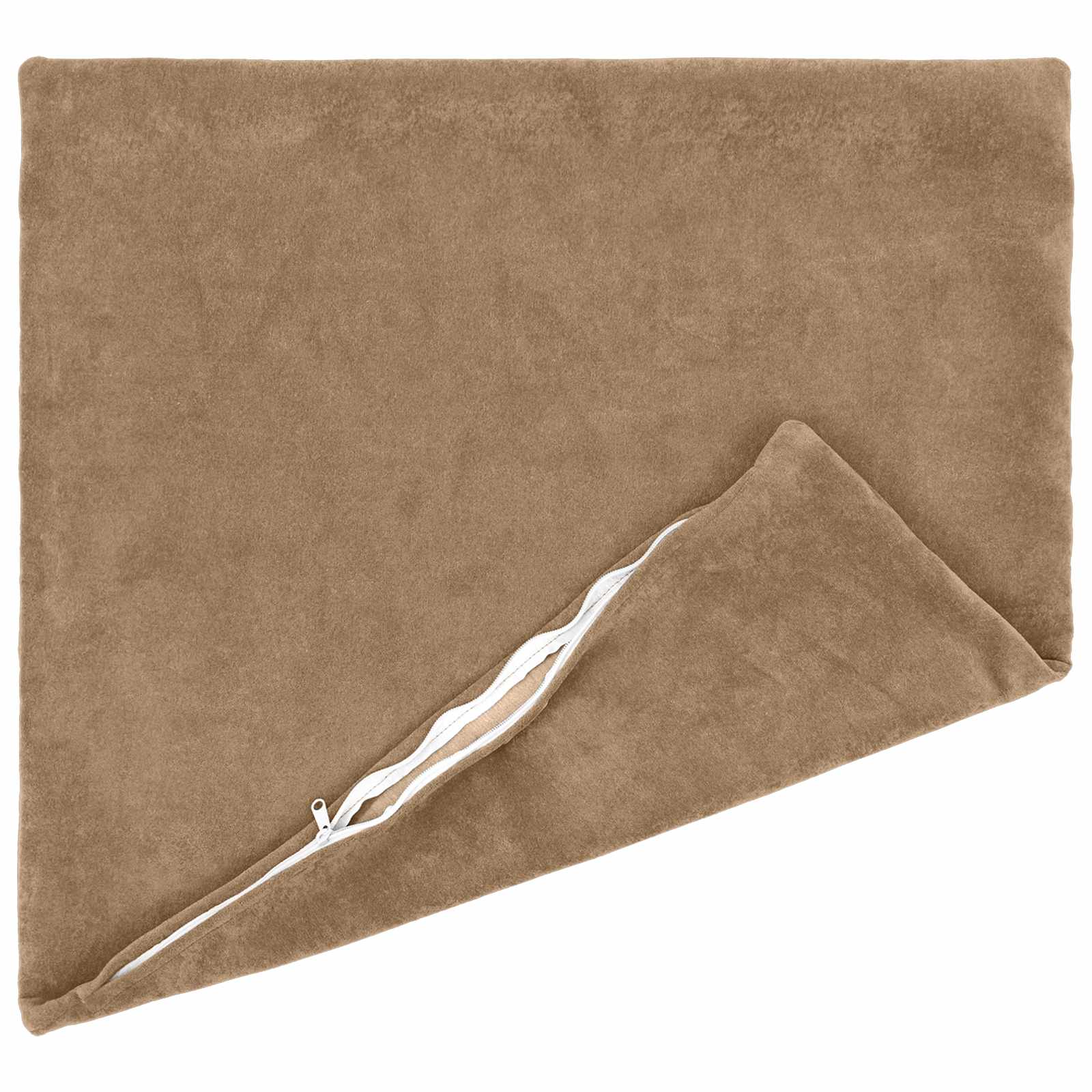 Federa 2 pcs HEERLEN Tortora 55 x 55 cm Fleece in microfibra