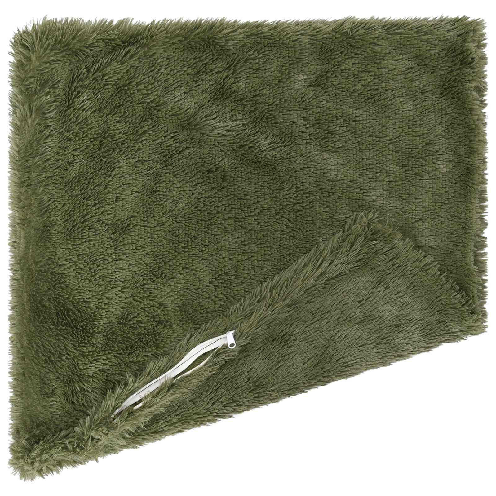 Federa 2 pcs HEERLEN Verde 55 x 55 cm Fleece PV