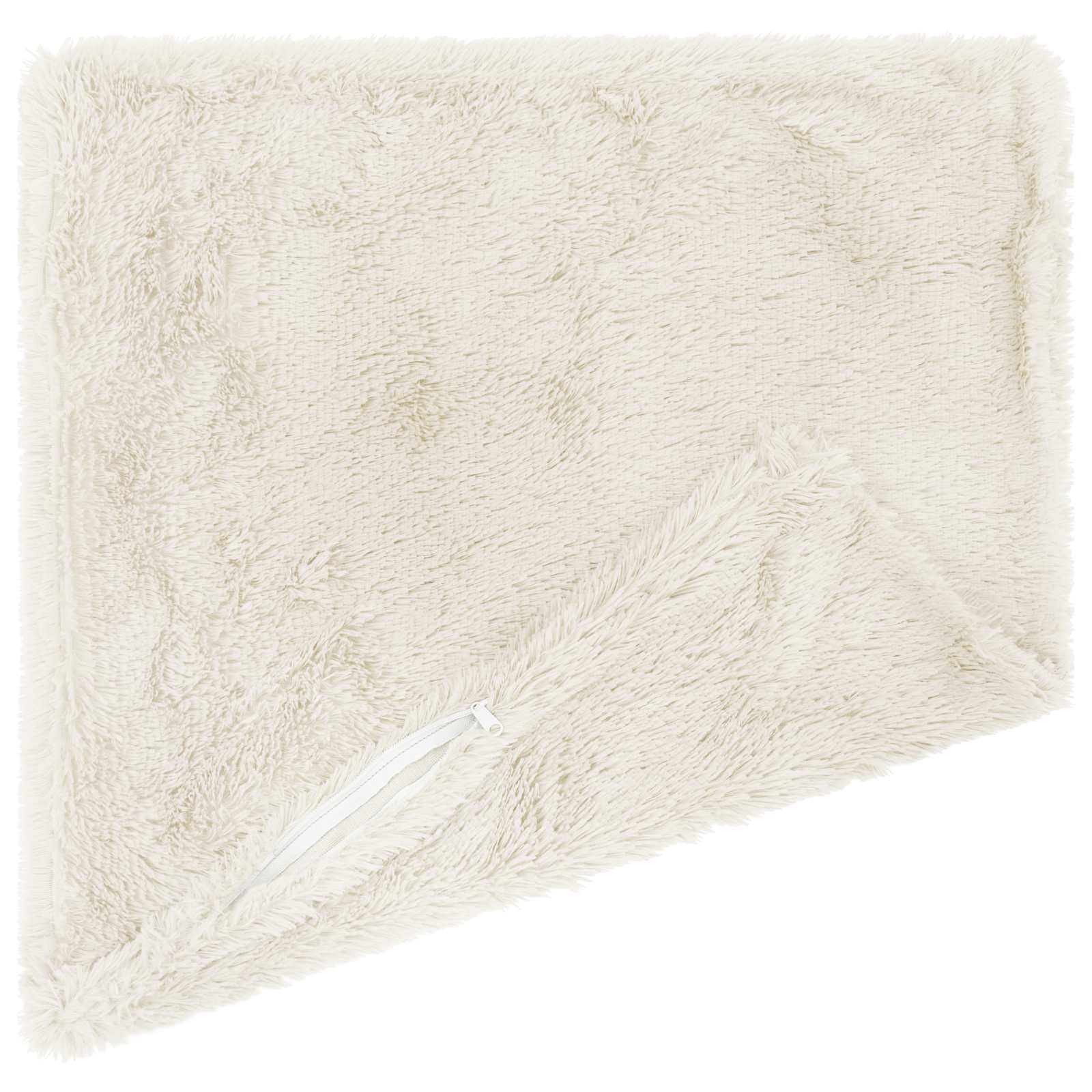 Federa 6 pcs HEERLEN Bianco 55 x 55 cm Fleece PV