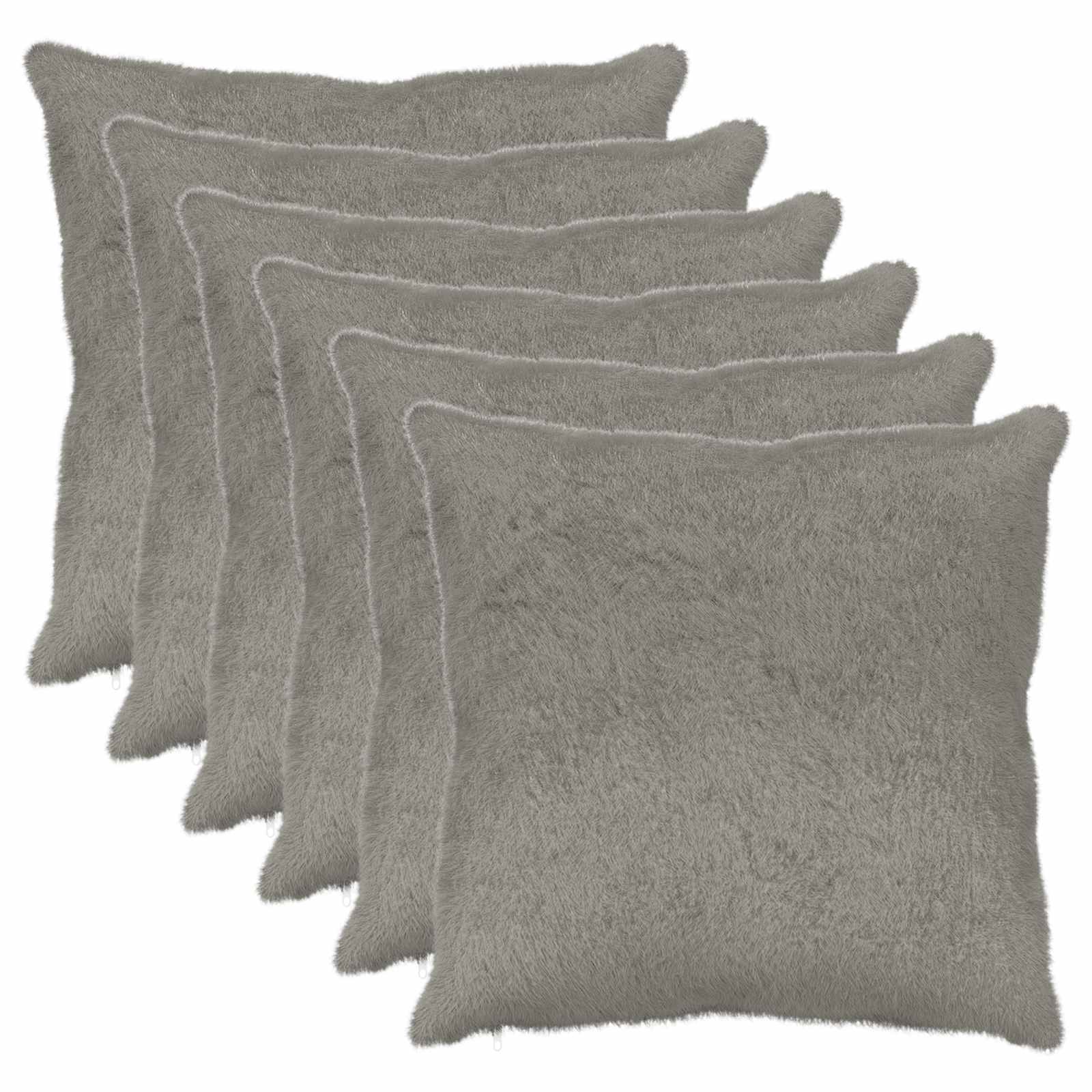 Federa 6 pz HEERLEN Grigio Chiaro 55 x 55 cm