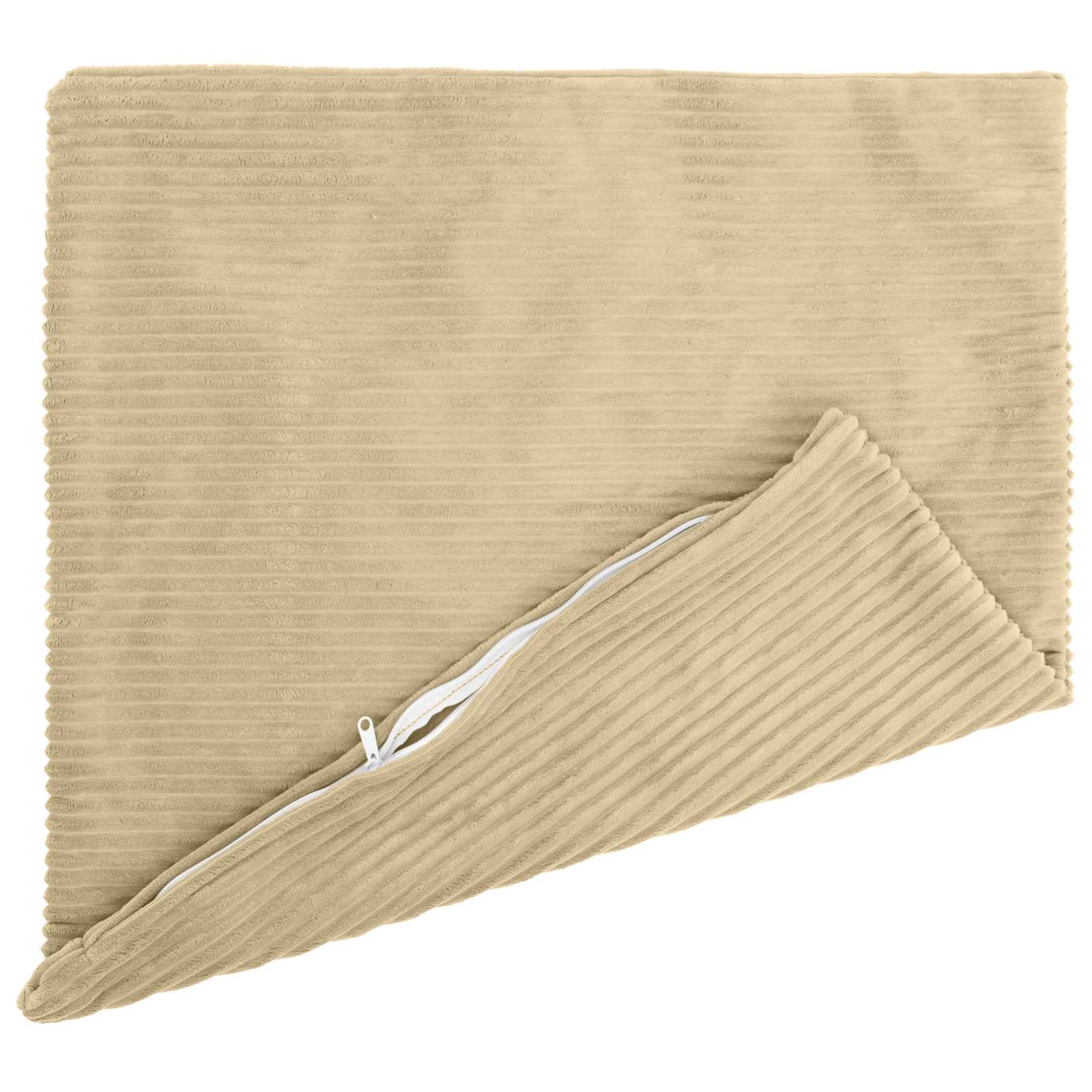 Federa 2 pcs HEERLEN Verde Grigio 60 x 60 cm corduroy