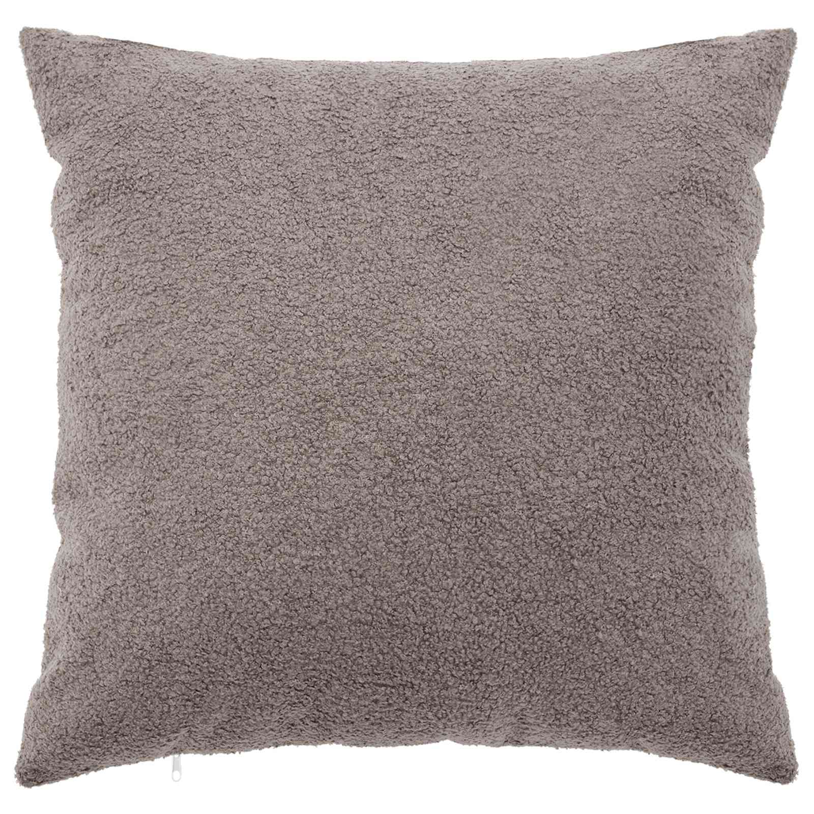 Federa 2 pcs HEERLEN Grigio Chiaro 60 x 60 cm Bouclé