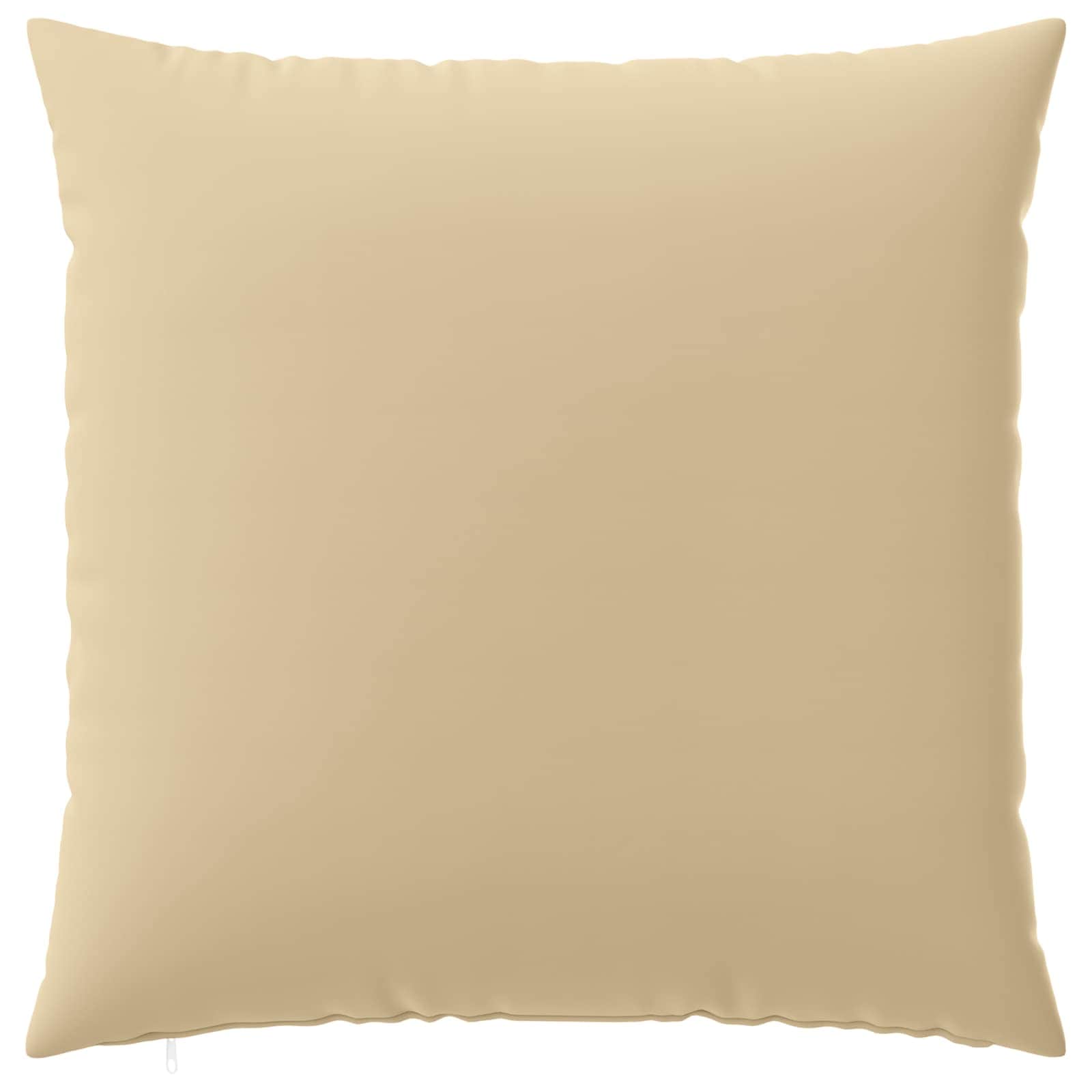 Federa 6 pcs HEERLEN Beige 60 x 60 cm Poliestere