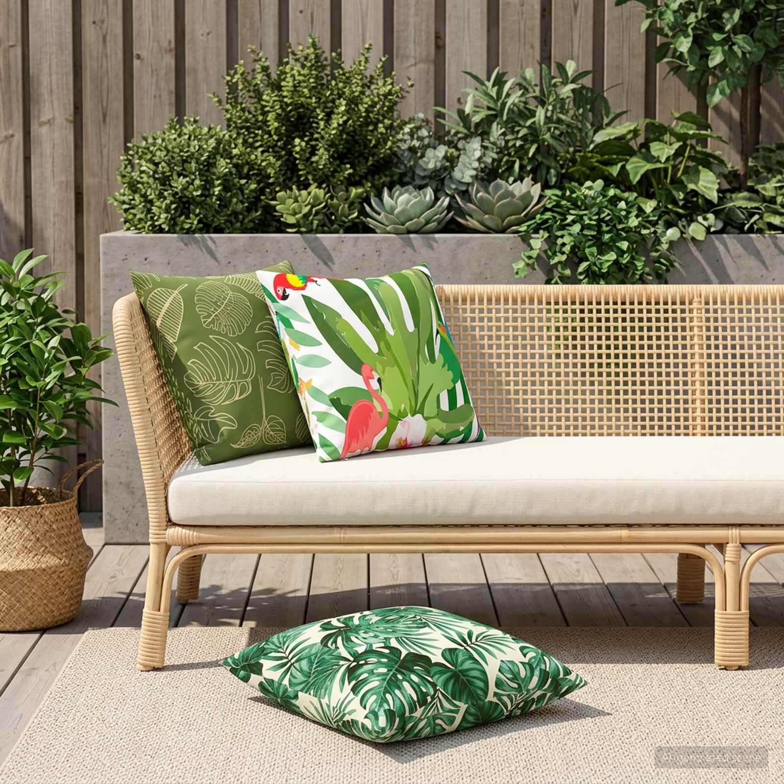 Federa 2 pcs HEERLEN Multicolore 60 x 60 cm Poliestere